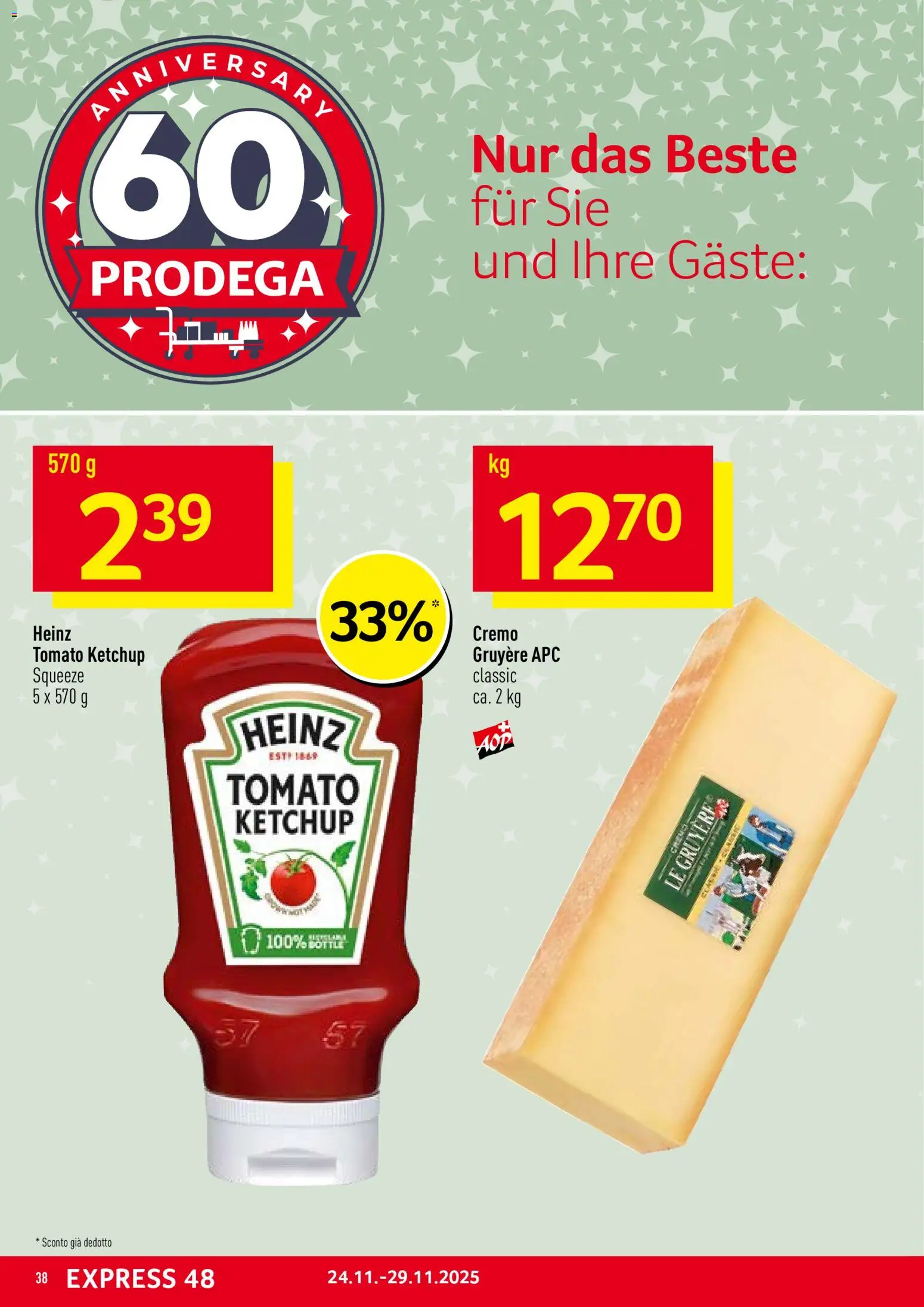 Prodega Aktionen – gültig ab 24.11.2025 | Seite: 38 | Produkte: Ketchup