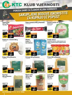 Katalog KTC - Pregled kataloga iz trgovine KTC, vrijedi od 11.03.2026 | Stranica: 20 | Proizvodi: Sok, Svježi sir, Kus kus, Jabuka