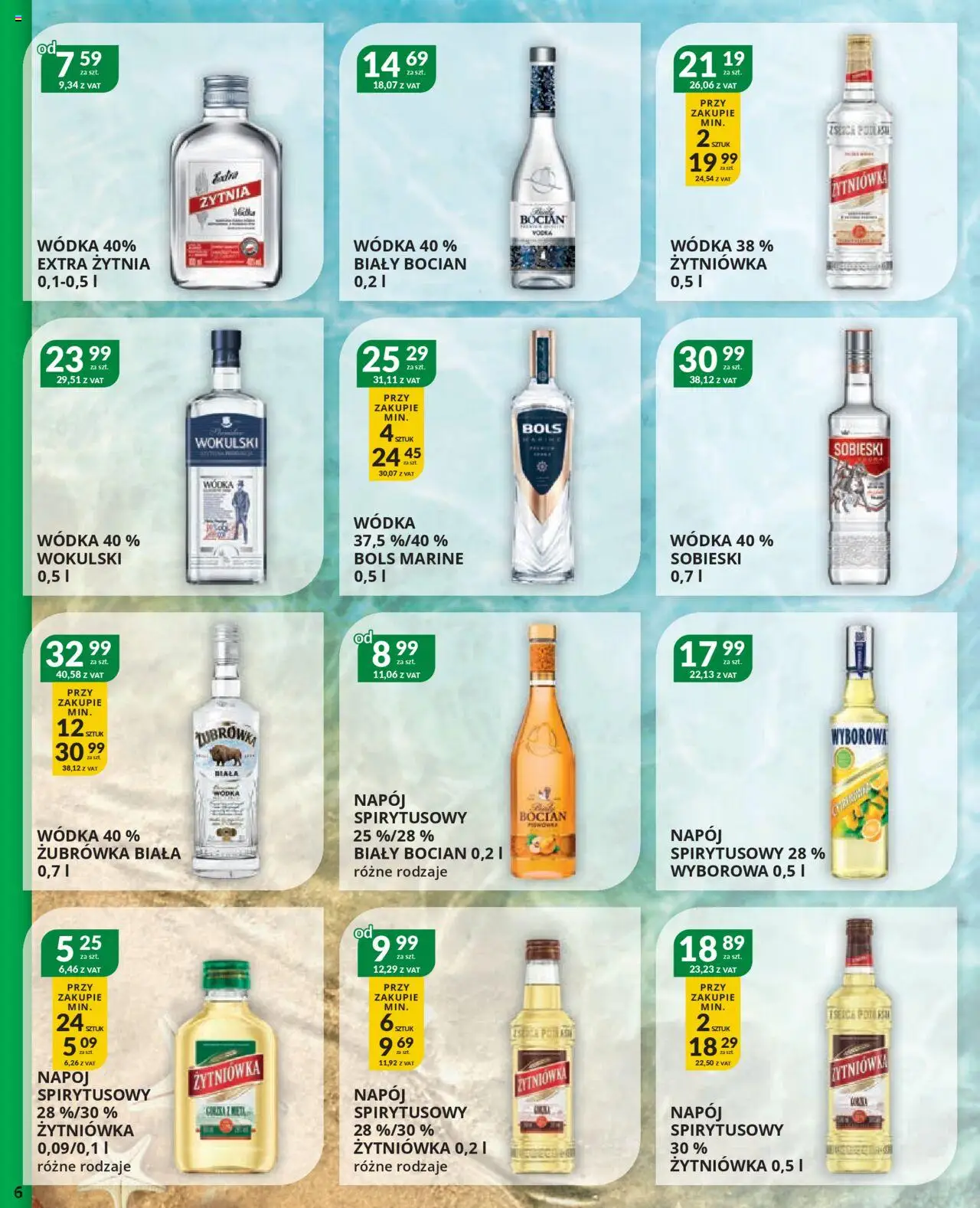 Eurocash Gazetka - Katalog Alkoholowy C&C od 01.08.2025 | Strona: 6 | Produkty: Żubrówka, Wódka