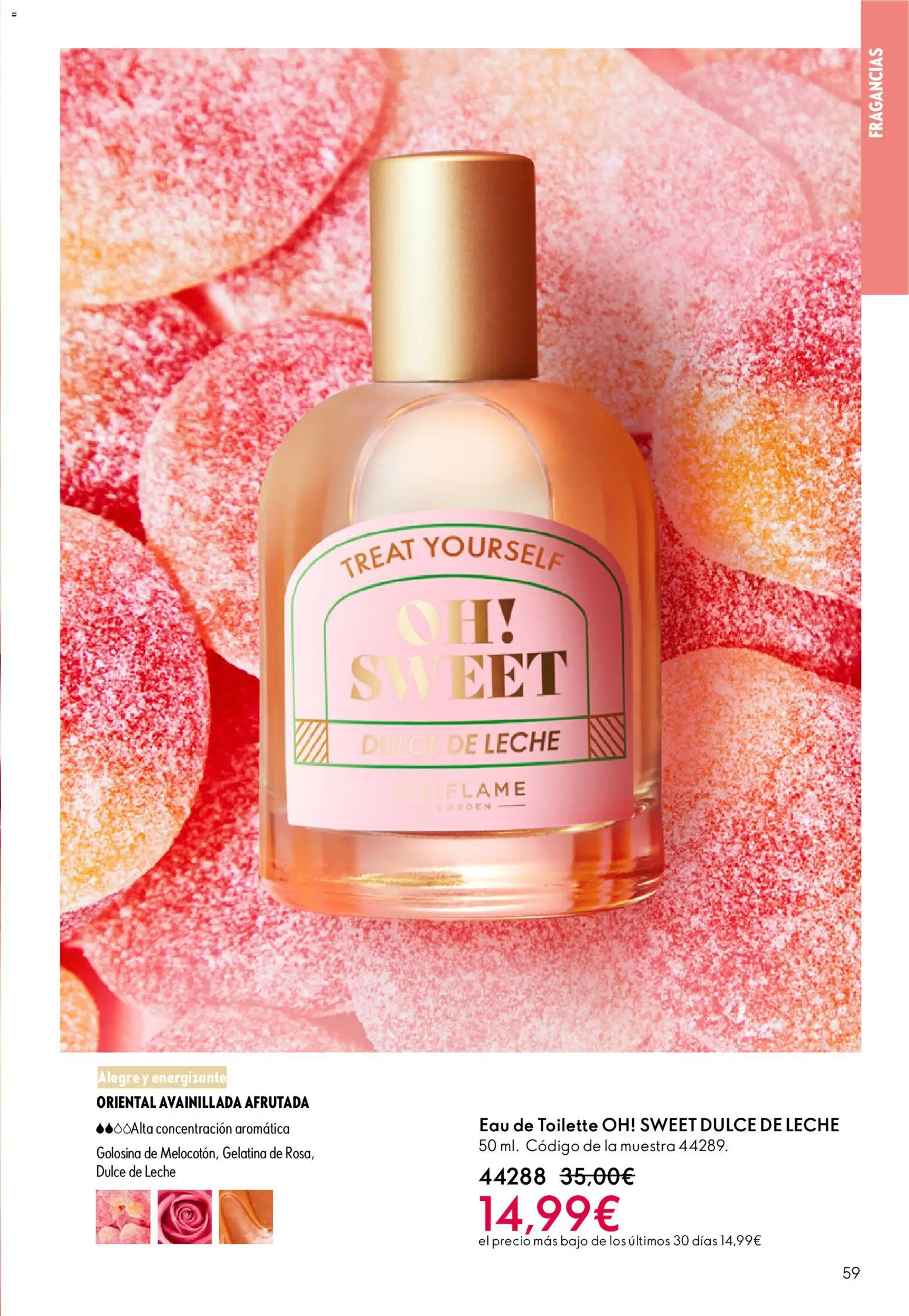 Oriflame - Catálogo Campaña 1 │ válido desde el 31.12.2025 | Página: 59 | Productos: Eau de toilette, Gelatina, Leche