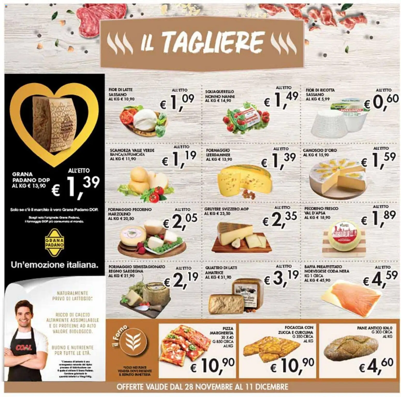 Volantino Coal del 28.11.2025 | Pagina: 6 | Prodotti: Pane, Latte, Zucca, Forno