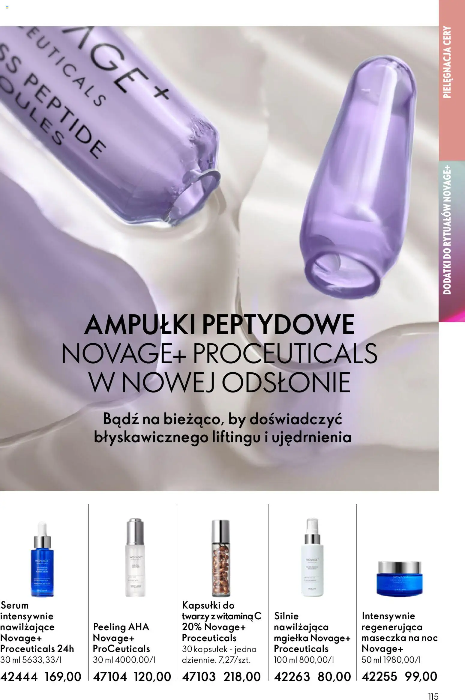 Oriflame Katalog 4 2026 od 04.03.2026 | Strona: 115 | Produkty: Peeling, Ampułki