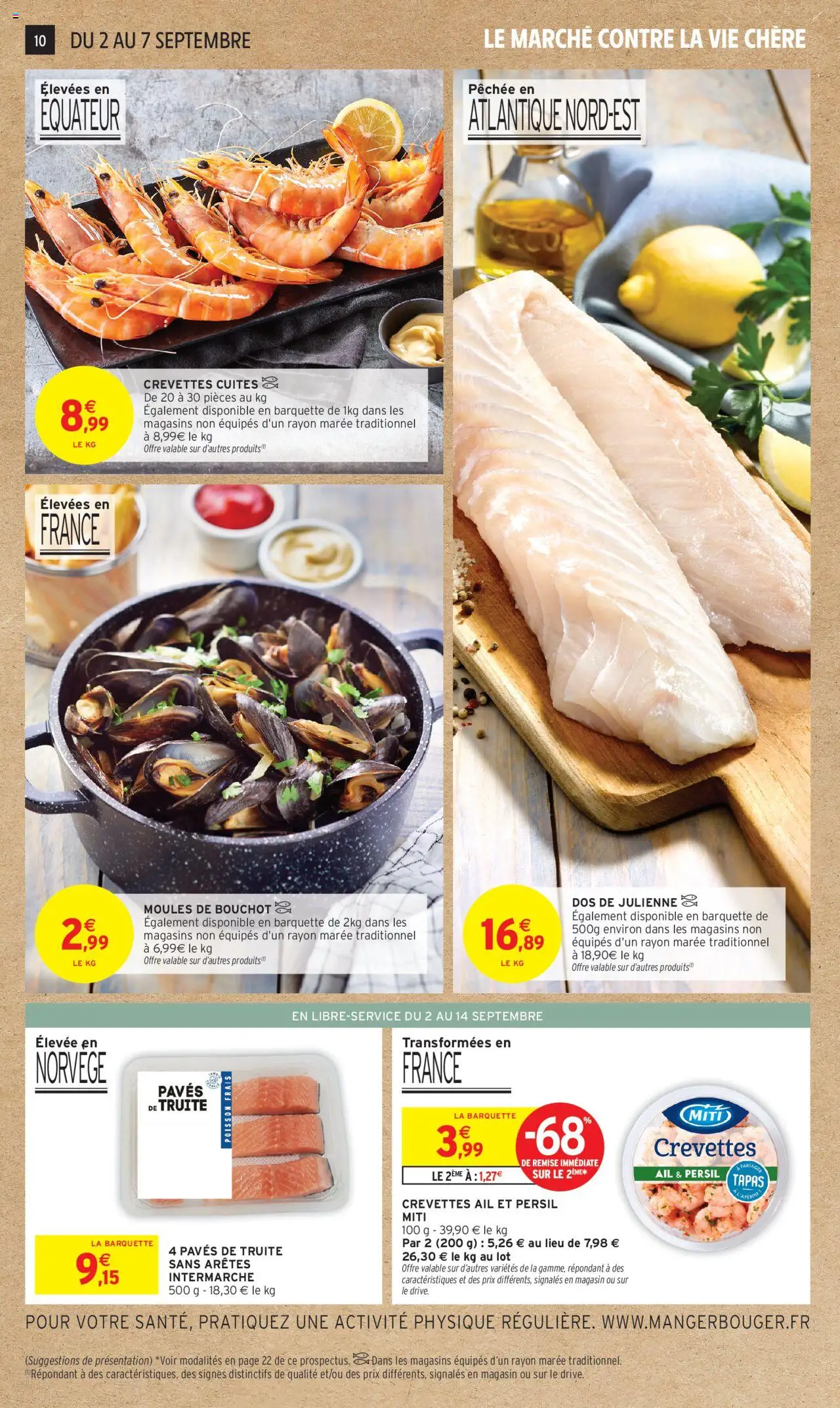  | Page: 10 | Produits: Persil, Ail, Moules de bouchot, Poisson
