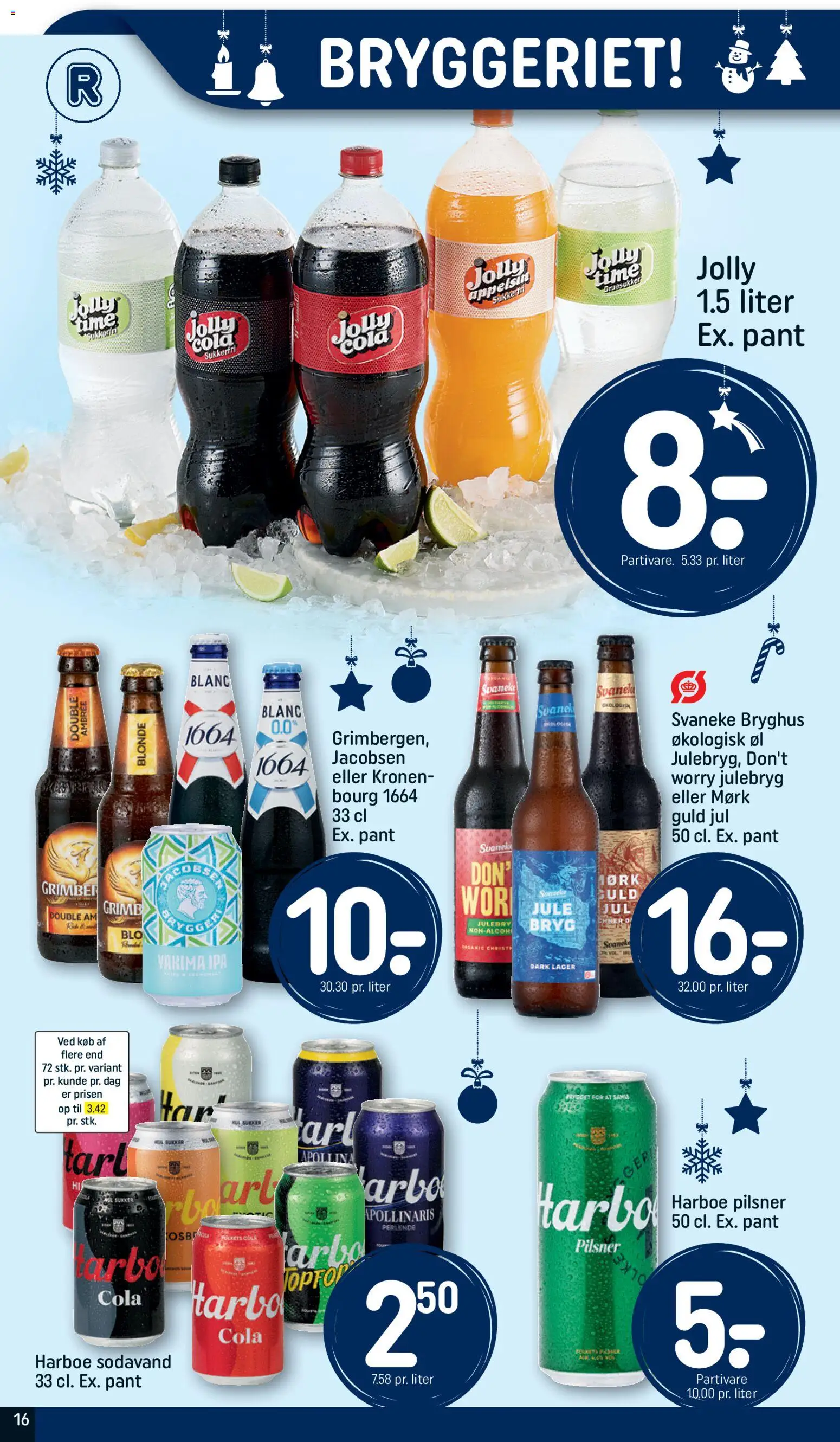 Rema 1000 tilbudsavis – gyldig fra 16.11.2025 | Side: 16 | Produkter: Øl, Sodavand, Cola