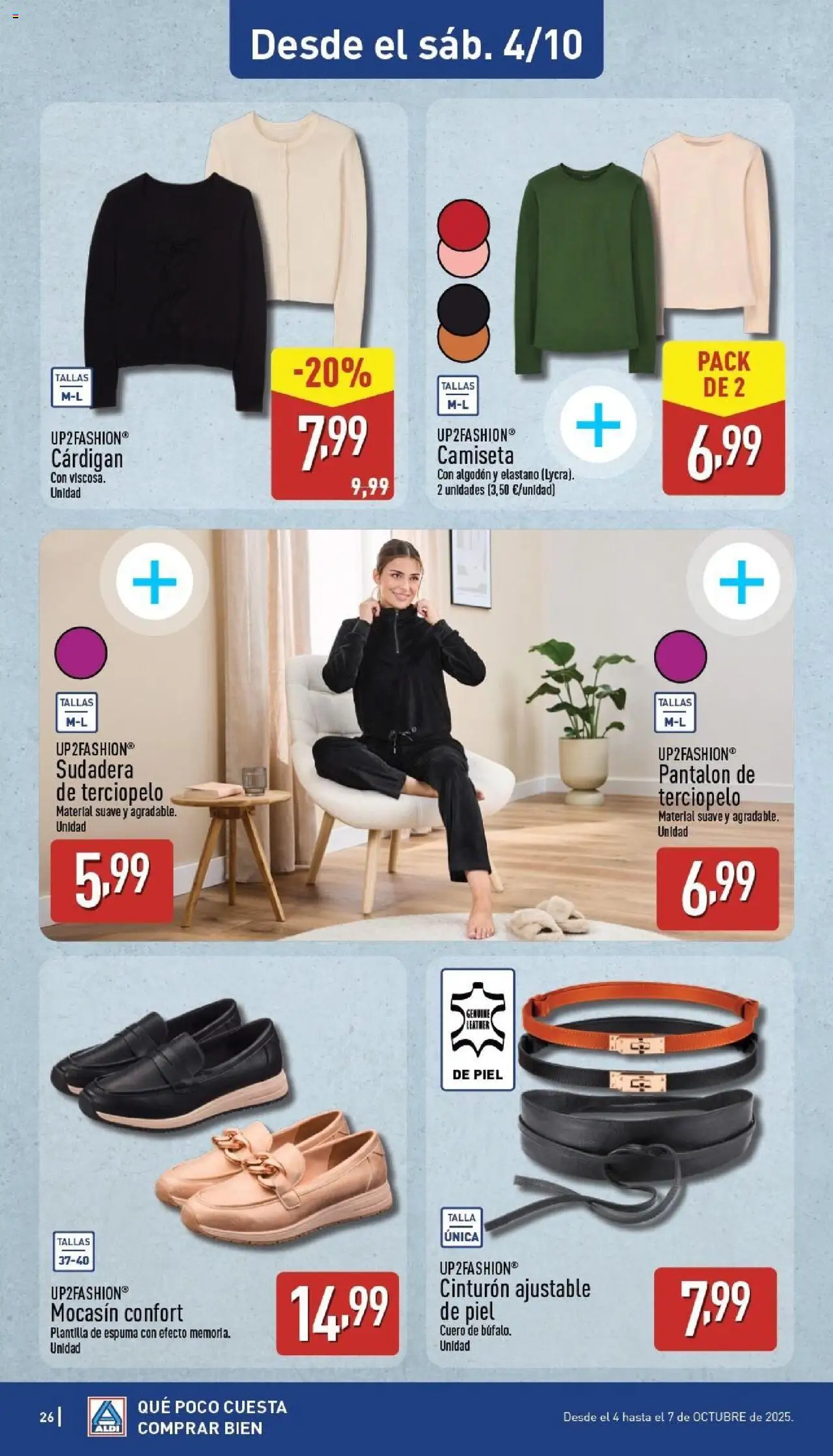 Aldi folleto Península │ válido desde el 29.09.2025 | Página: 26 | Productos: Sudadera, Cinturón