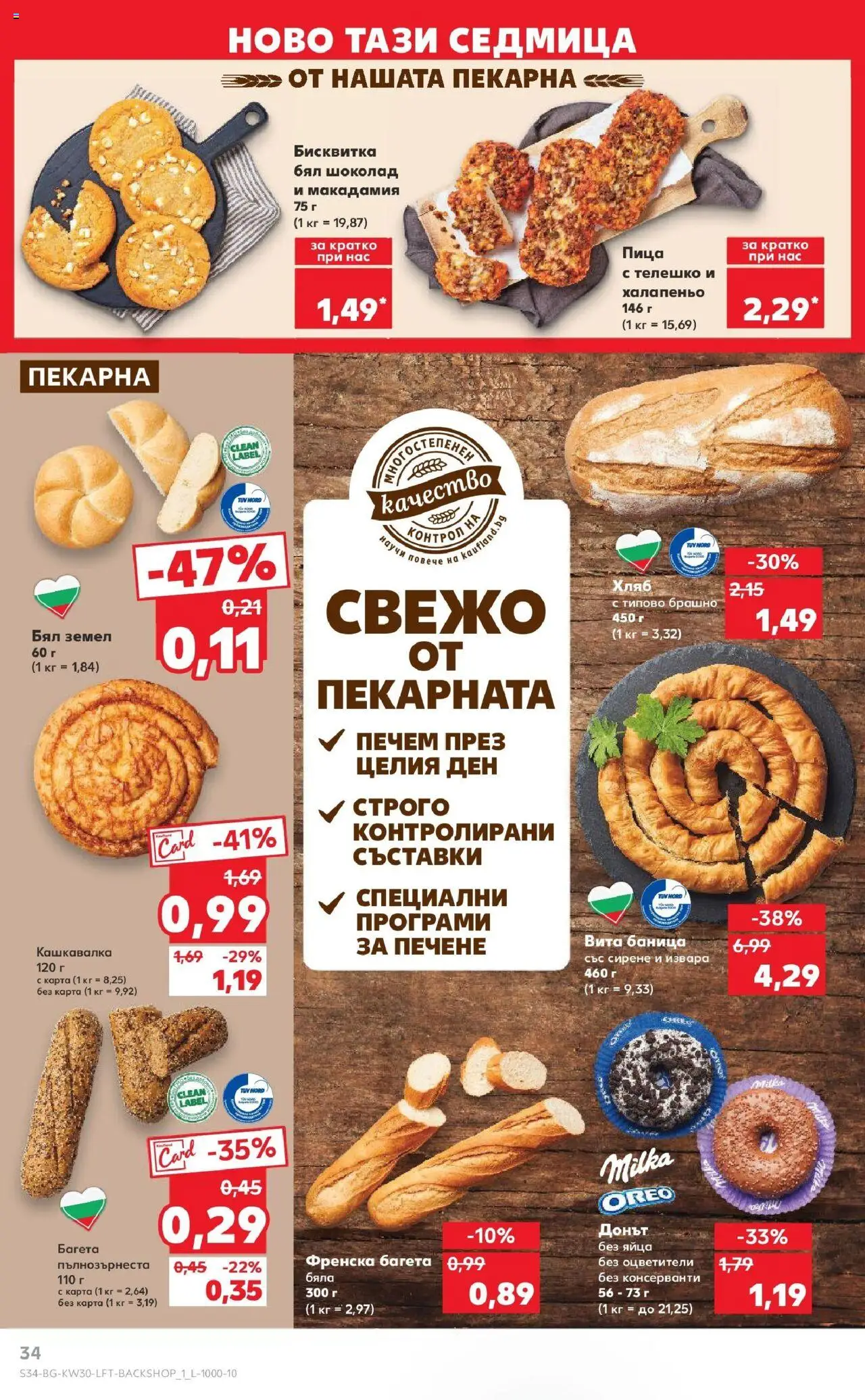  | Страница: 34 | Продукти: Шоколад, Пица, Баница, Бял шоколад