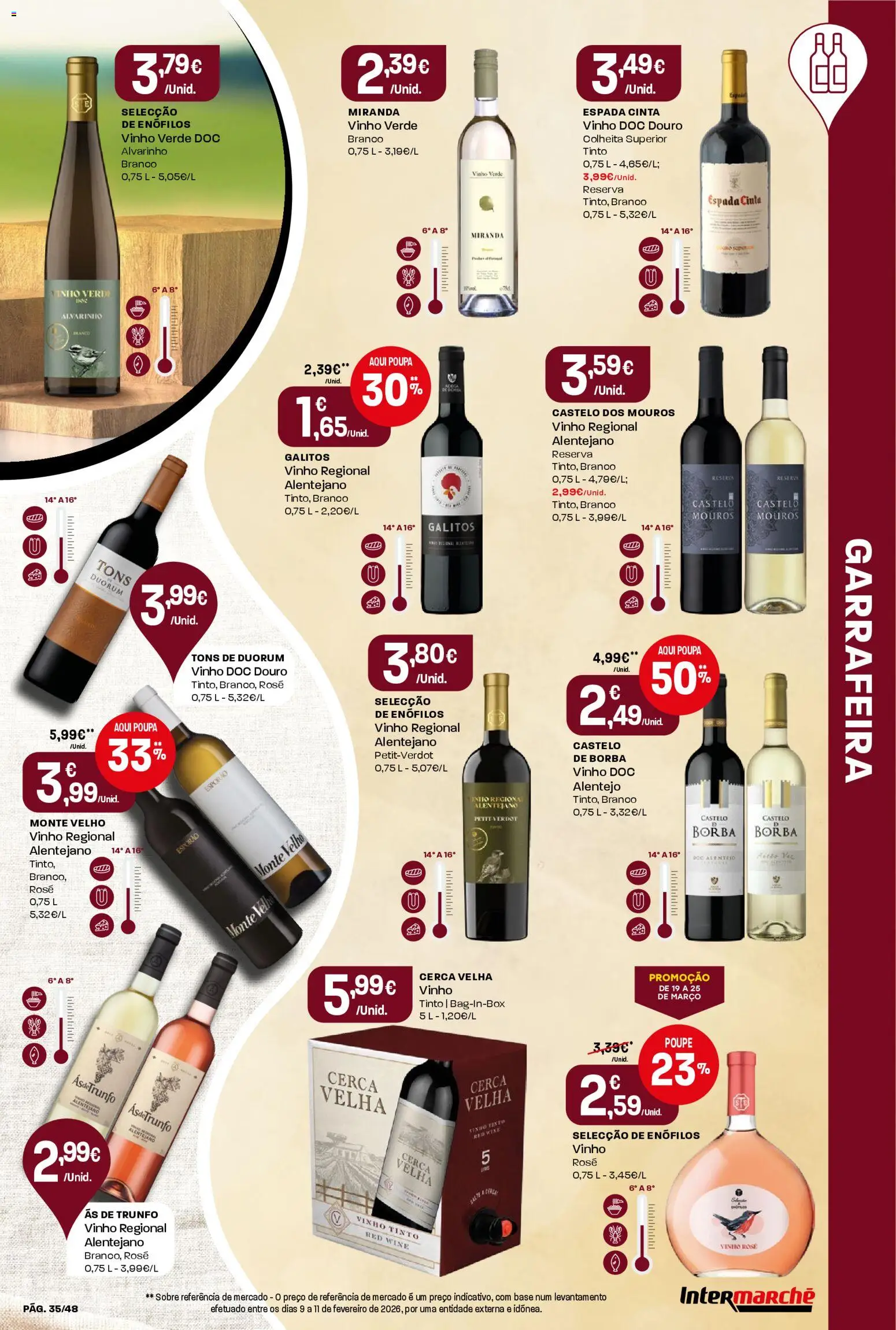 Intermarché folheto │ válido de 19.03.2026 | Página: 35 | Produtos: Base, Vinho, Vinho tinto