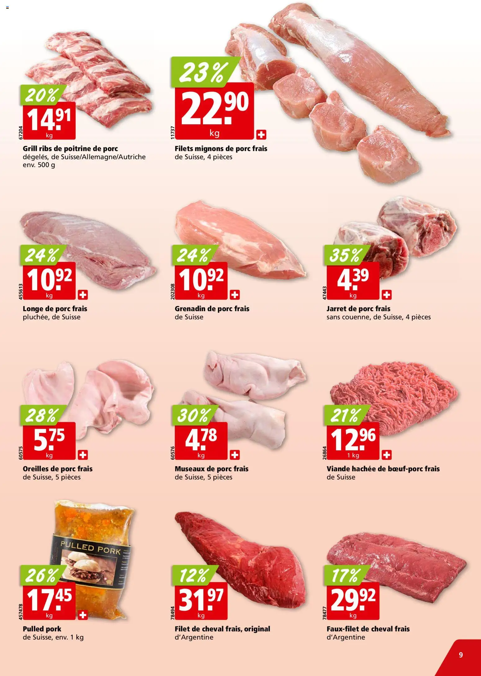 Aligro Aktionen Chavannes, Matran, Genève, Sion – gültig ab 19.01.2026 | Seite: 9 | Produkte: Grill