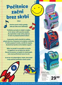 Lidl katalog vše za šolo │ velja od 30.06.2025 | Stran: 2 | Izdelki: Torba, Teza, Svinčnik