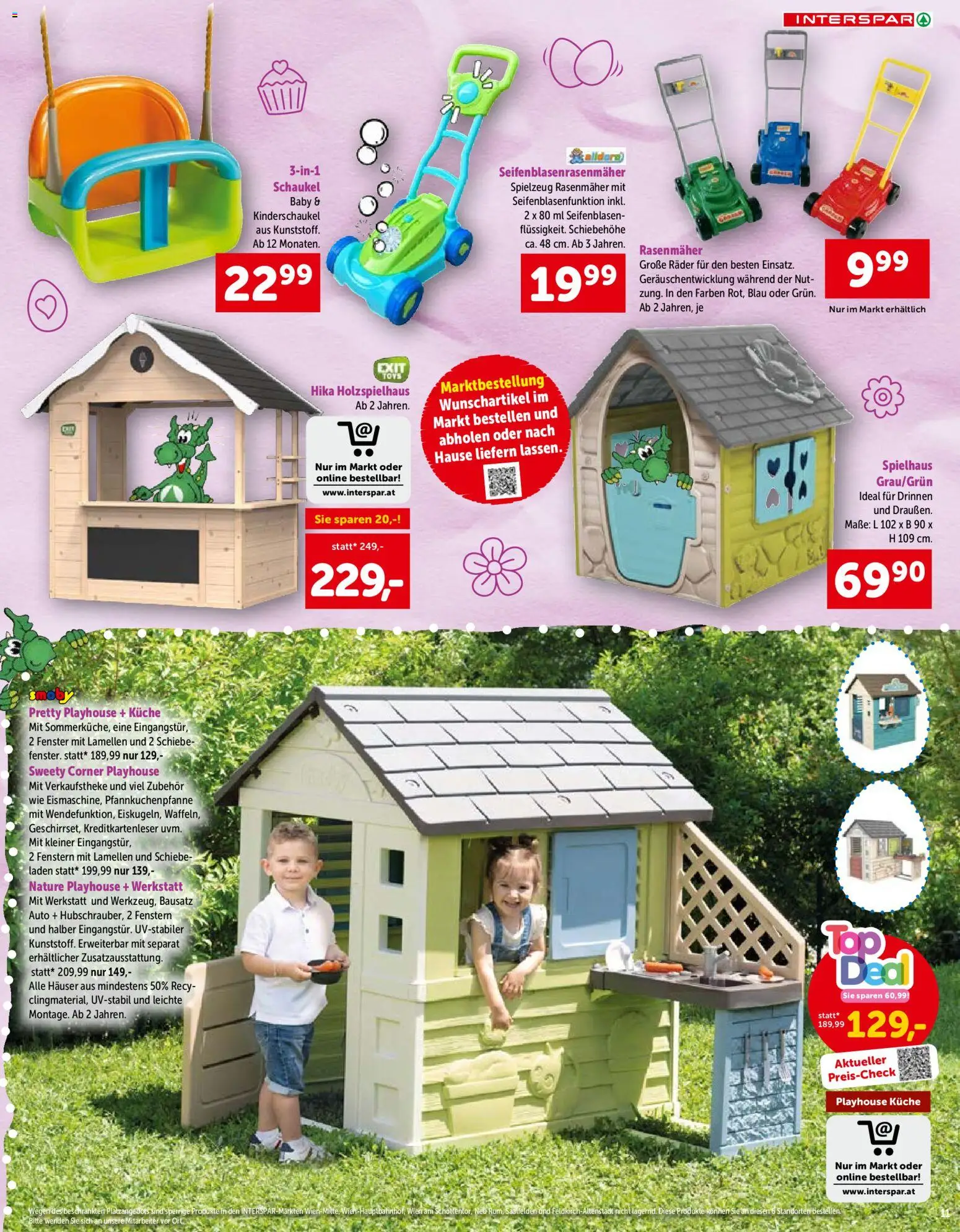 Interspar Sonderfolder Ostern  gültig ab 19.02.2026 | Seite: 11 | Produkte: Rasenmäher