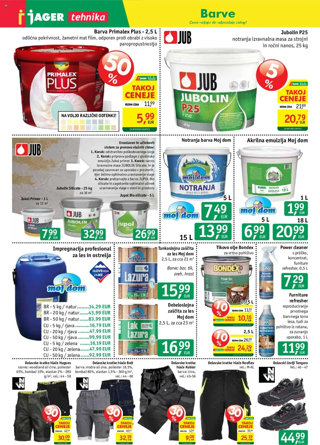 Jager katalog tehnika │ velja od 20.08.2025 | Stran: 3 | Izdelki: Vrtno pohistvo, Olje, Cevlji, Zelena