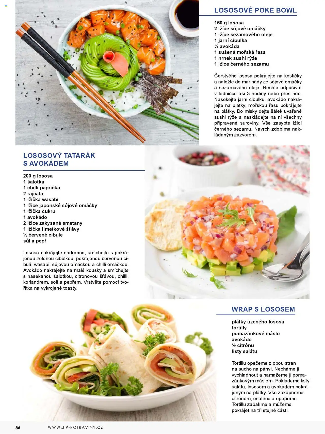 Jip katalog ryby 2024/25 od 30.12.2024 | Strana: 56 | Produkty: Šalotka, Rýže, Sushi rýže, Avokádo