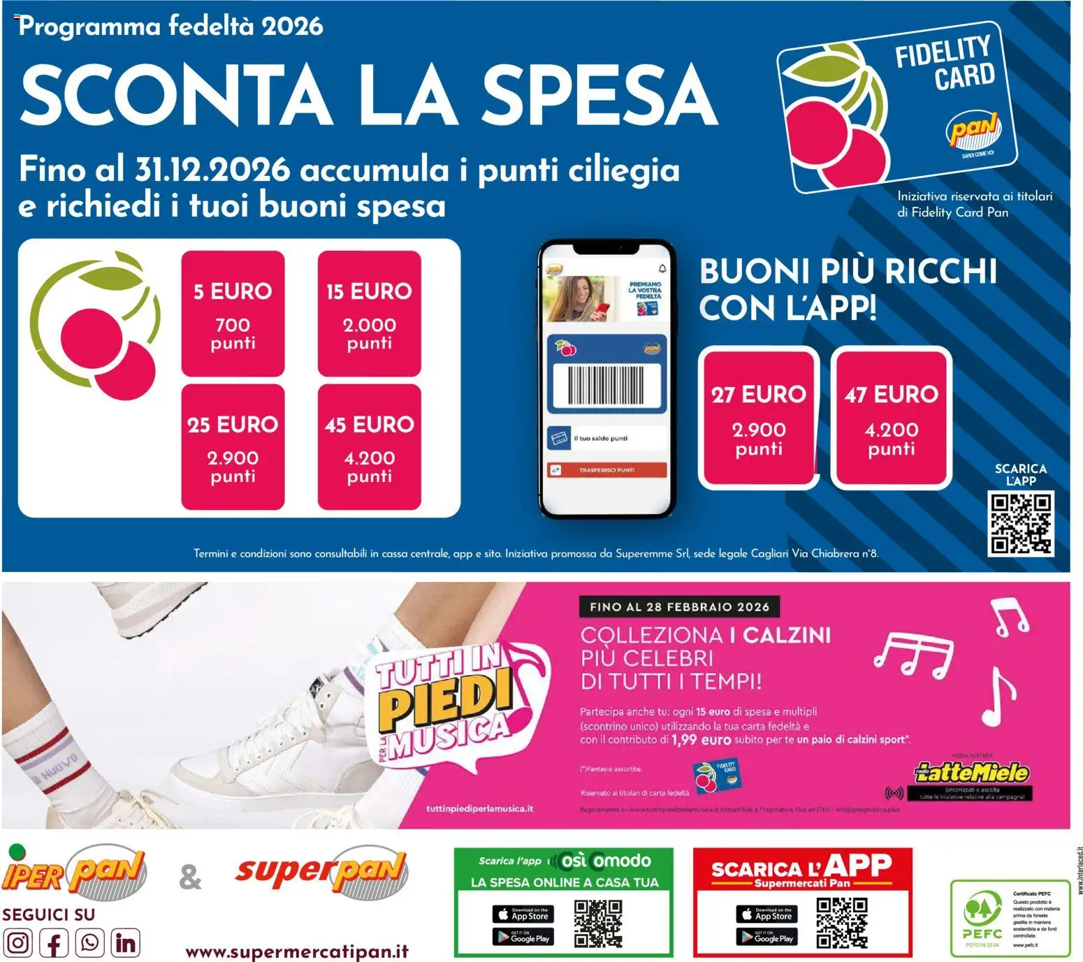 Volantino Pan del 02.02.2026 | Pagina: 28 | Prodotti: Tè, Calzini, The