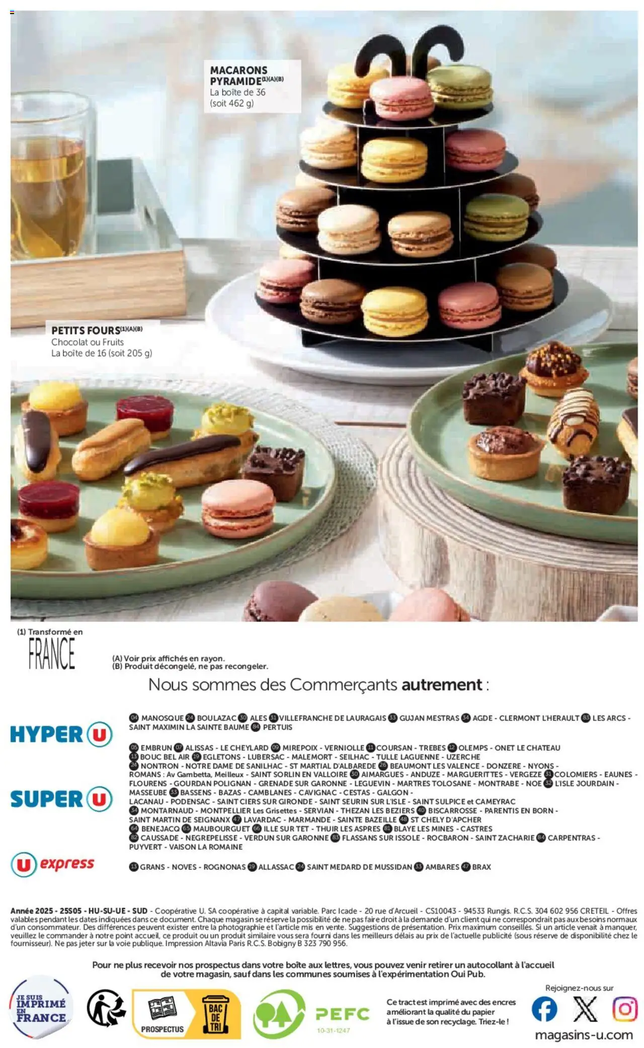  | Page: 24 | Produits: Arcs, Macarons, Chocolat