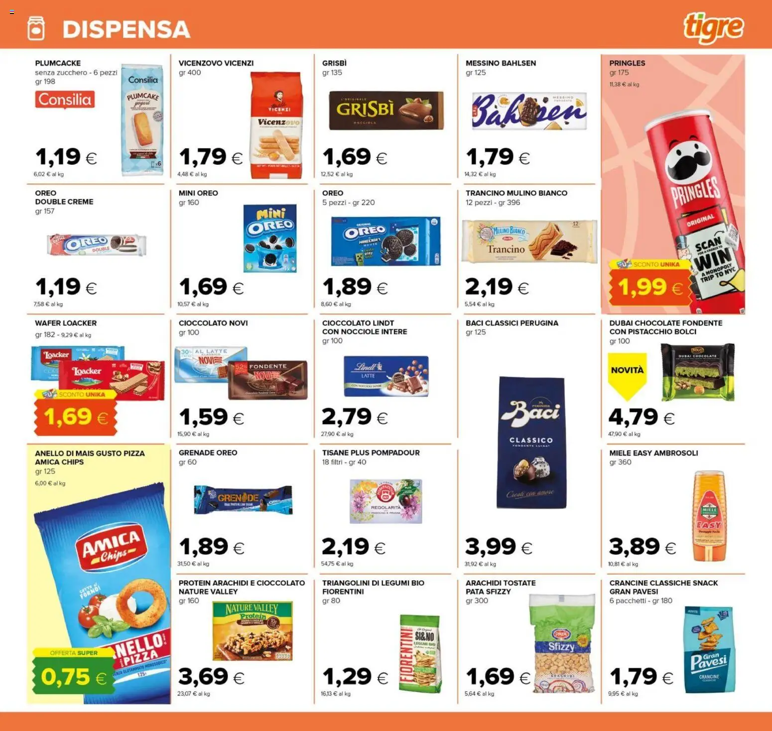 Volantino Tigre del 15.01.2026 | Pagina: 13 | Prodotti: Zucchero, Anello, Arachidi, Miele
