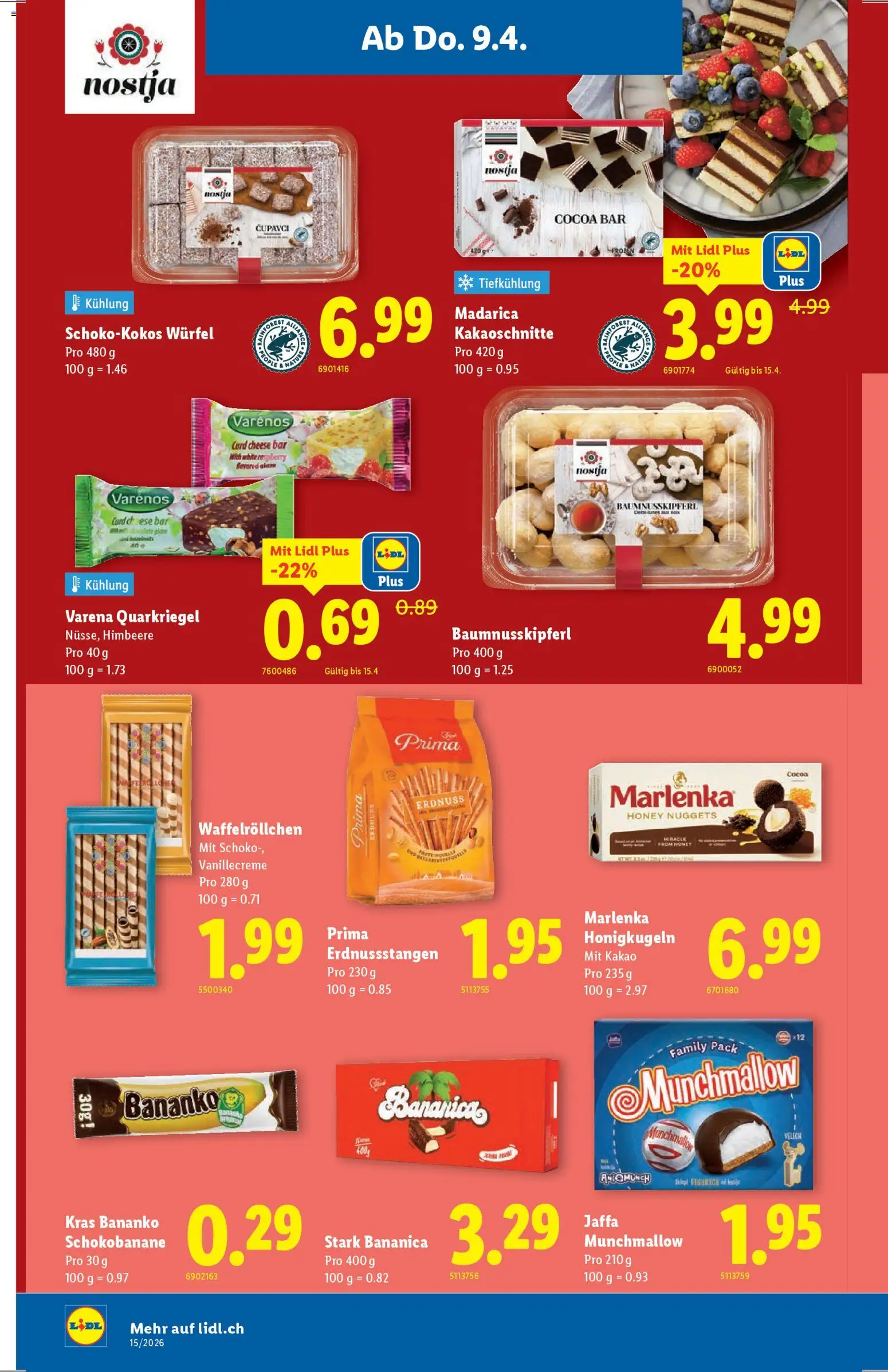 Lidl aktionen – gültig ab 09.04.2026 | Seite: 14 | Produkte: Himbeere
