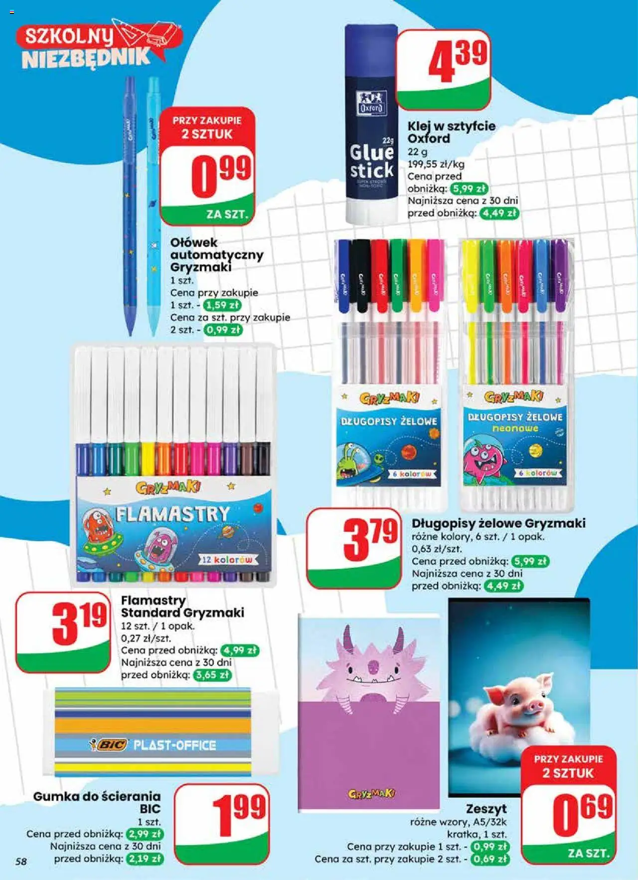 Dino Gazetka od 24.09.2025 | Strona: 58 | Produkty: Notebook, Zeszyt