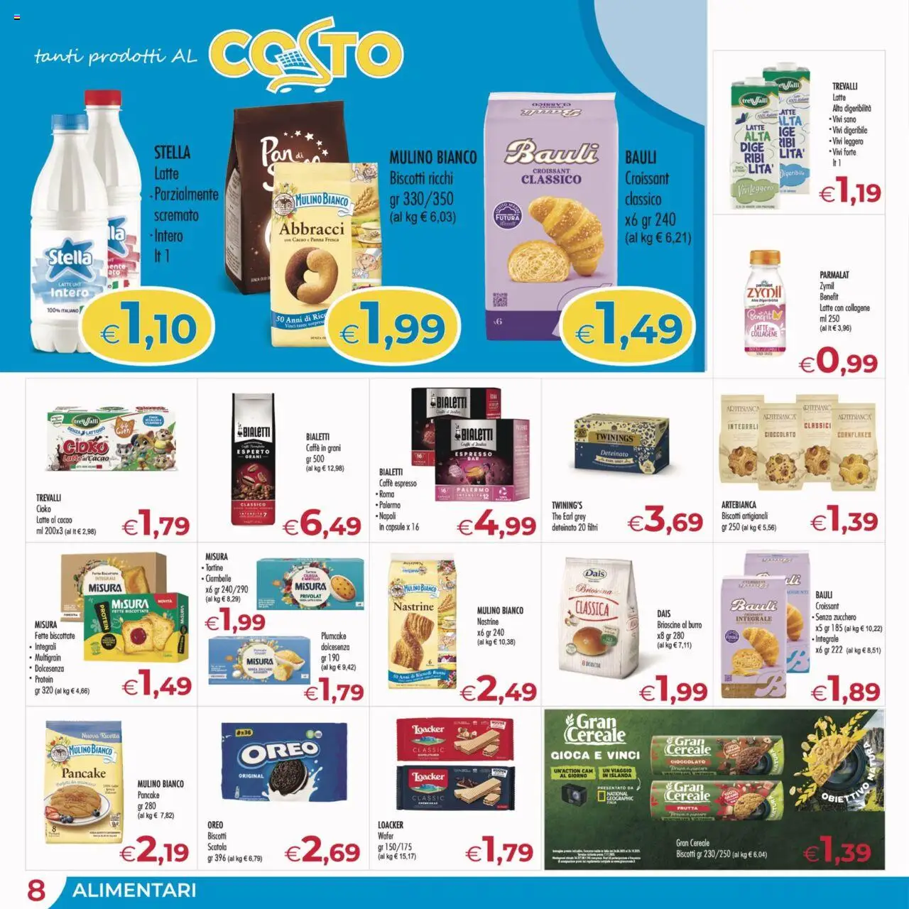 Volantino MerSi Supermercati del 16.08.2025 | Pagina: 8 | Prodotti: Plumcake, Cacao, Fette biscottate, Scatola