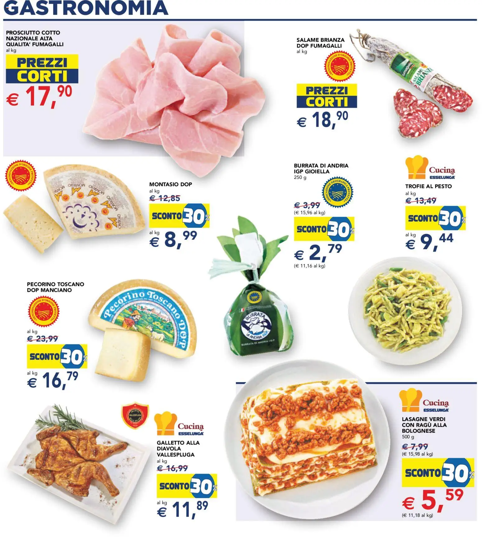 Volantino Esselunga S del 08.04.2026 | Pagina: 18 | Prodotti: Salame, Prosciutto, Pesto, Ragú