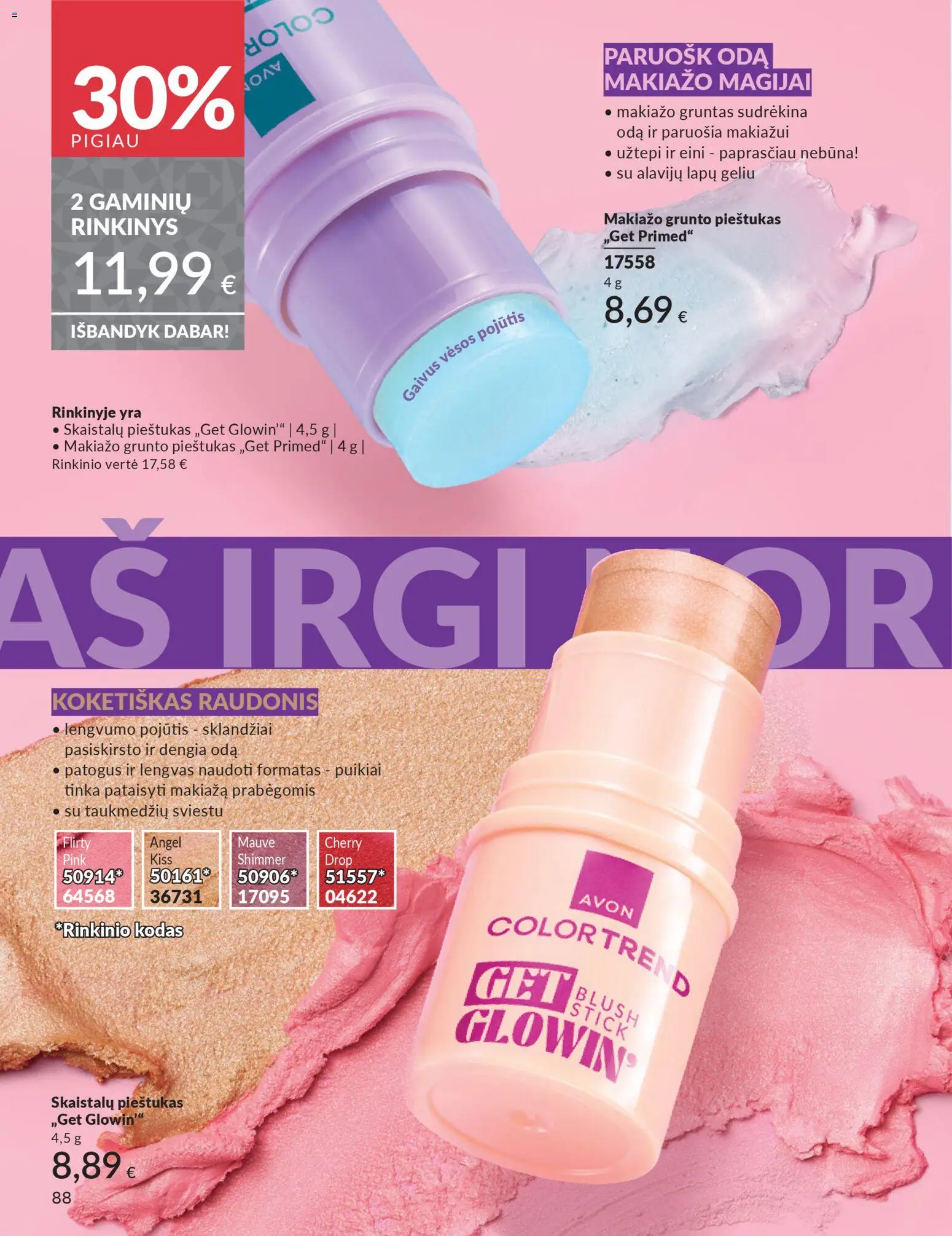 AVON akcijos nuo 01.11.2025 | Puslapis: 88