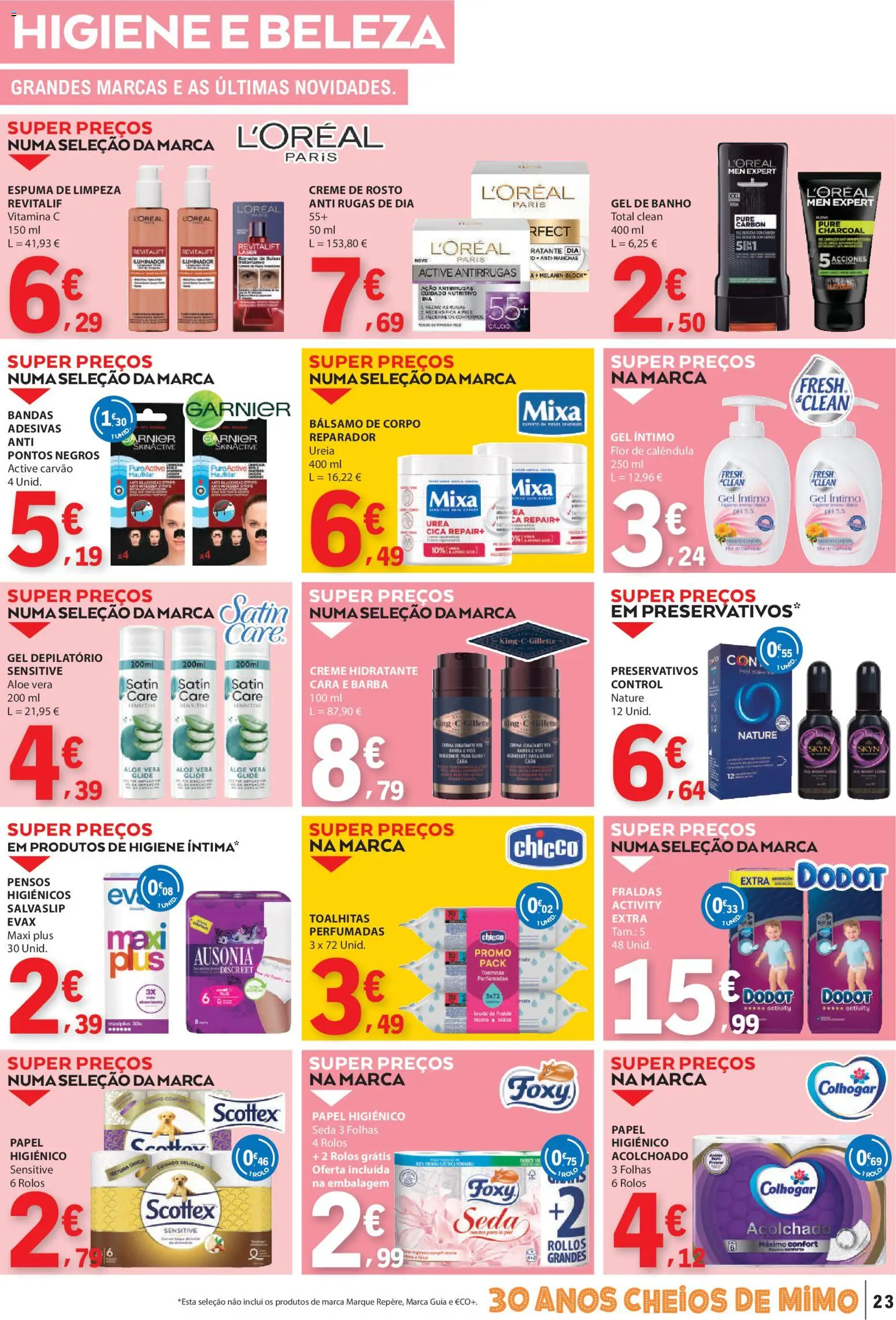 E.Leclerc folheto │ válido de 22.01.2026 | Página: 23 | Produtos: Preservativos, Gel de banho, Banho, Creme