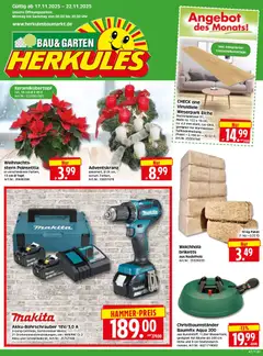 HERKULES Bau & Garten ab 17.11.2025 gültig