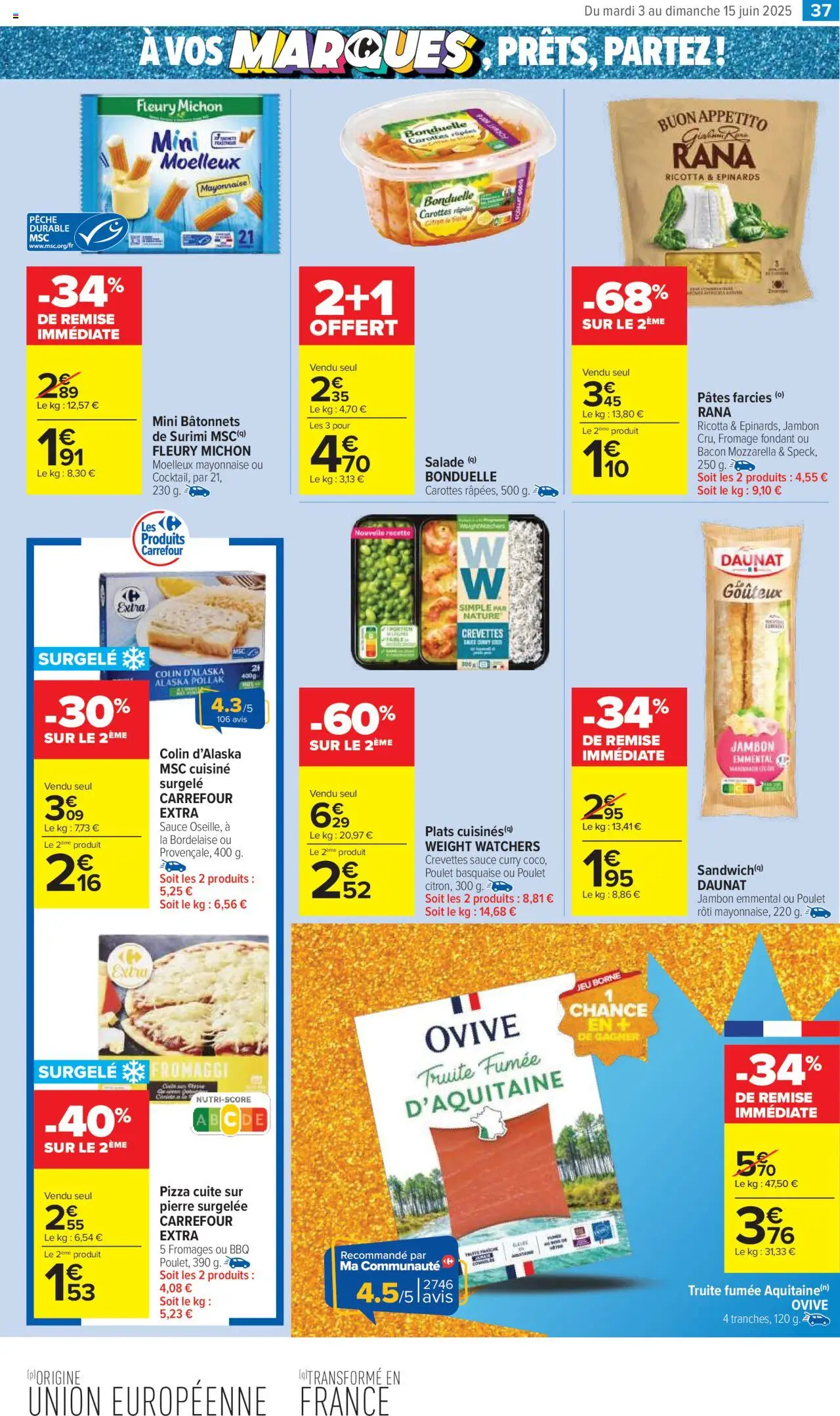  | Page: 39 | Produits: Salade, Mayonnaise, Fromage, Jambon