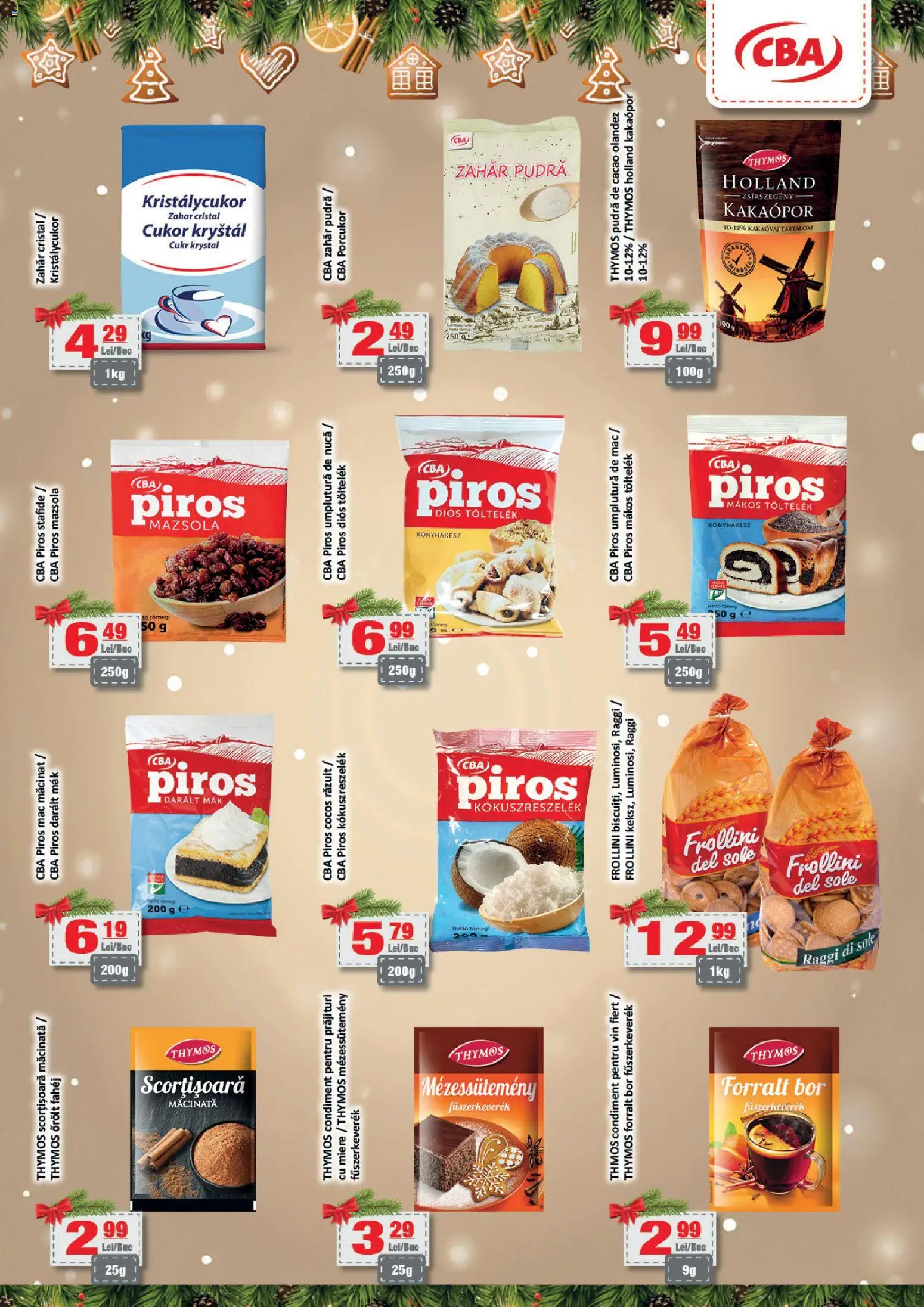 Noul catalog CBA – valabil de la 11.12.2025 | Pagină: 6 | Produse: Pudră, Vin, Cacao, Zahăr