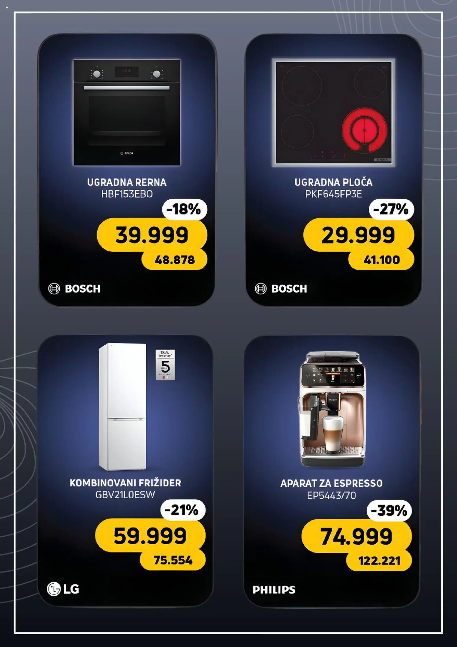 Tehnomanija katalog - važi od 20.11.2025 | Strana: 2 | Proizvode: Bosch, Kombinovani frižider, Frižider, Rerna
