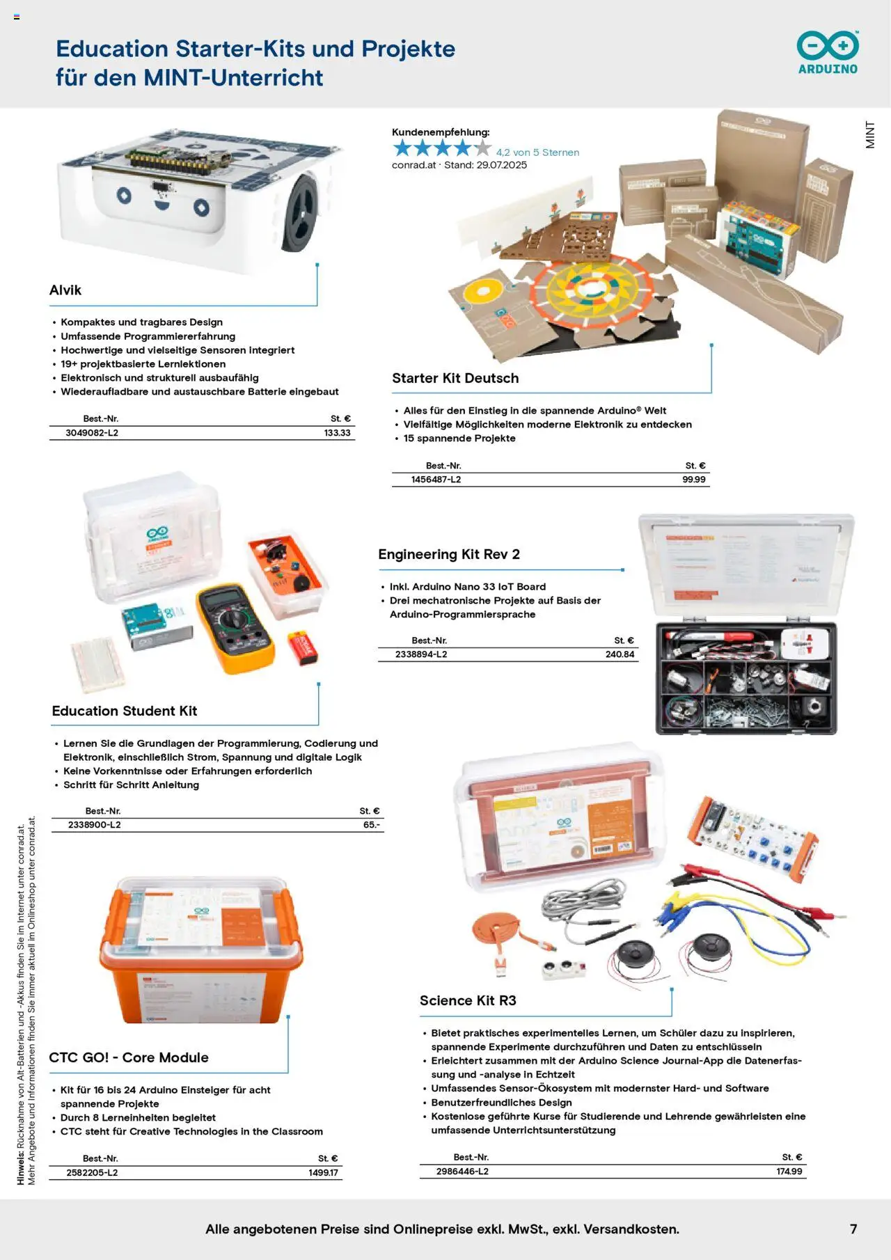 Conrad Education gültig ab 03.10.2025 | Seite: 7 | Produkte: Batterie