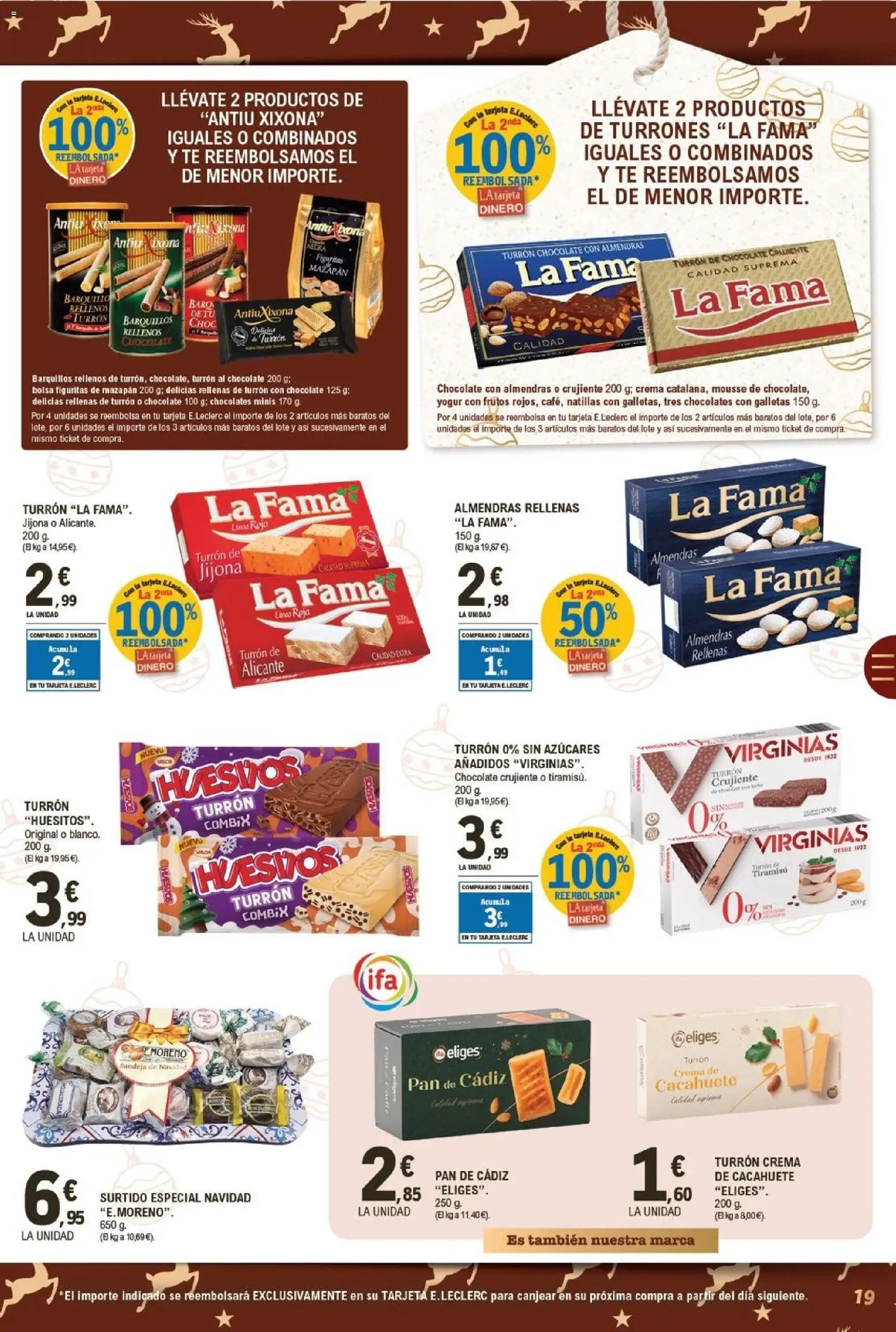 E.Leclerc folleto │ válido desde el 15.12.2025 | Página: 19 | Productos: Yogur, Crema, Té, Galletas
