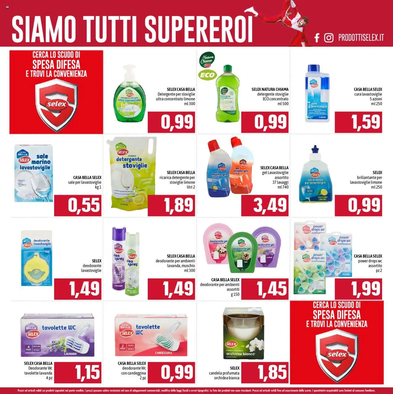 Volantino Emisfero del 01.09.2025 | Pagina: 17 | Prodotti: Candeggina, Acqua, Limone, Orchidea