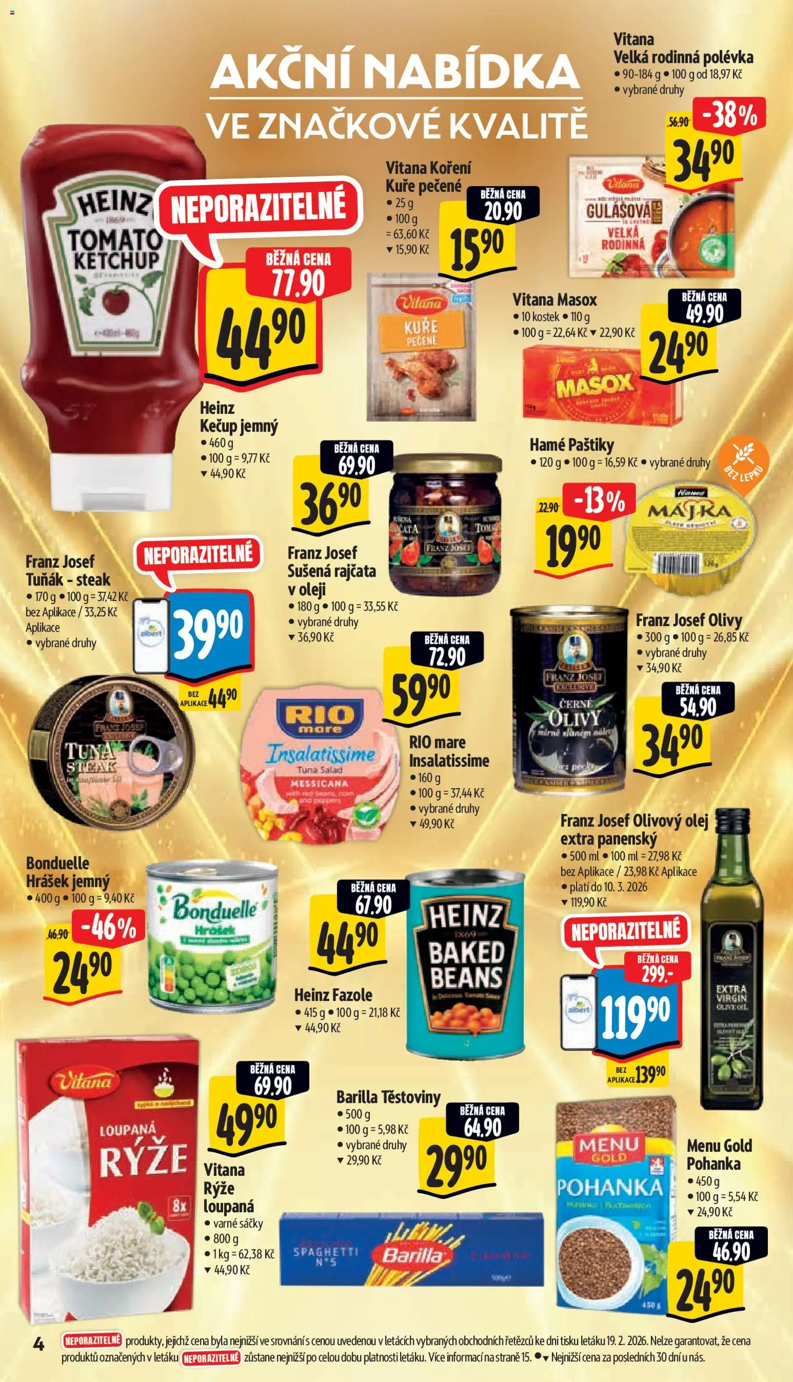 Albert leták - Supermarket od 25.02.2026 | Strana: 10 | Produkty: Tuňák, Rajčata, Olivy, Sušená rajčata