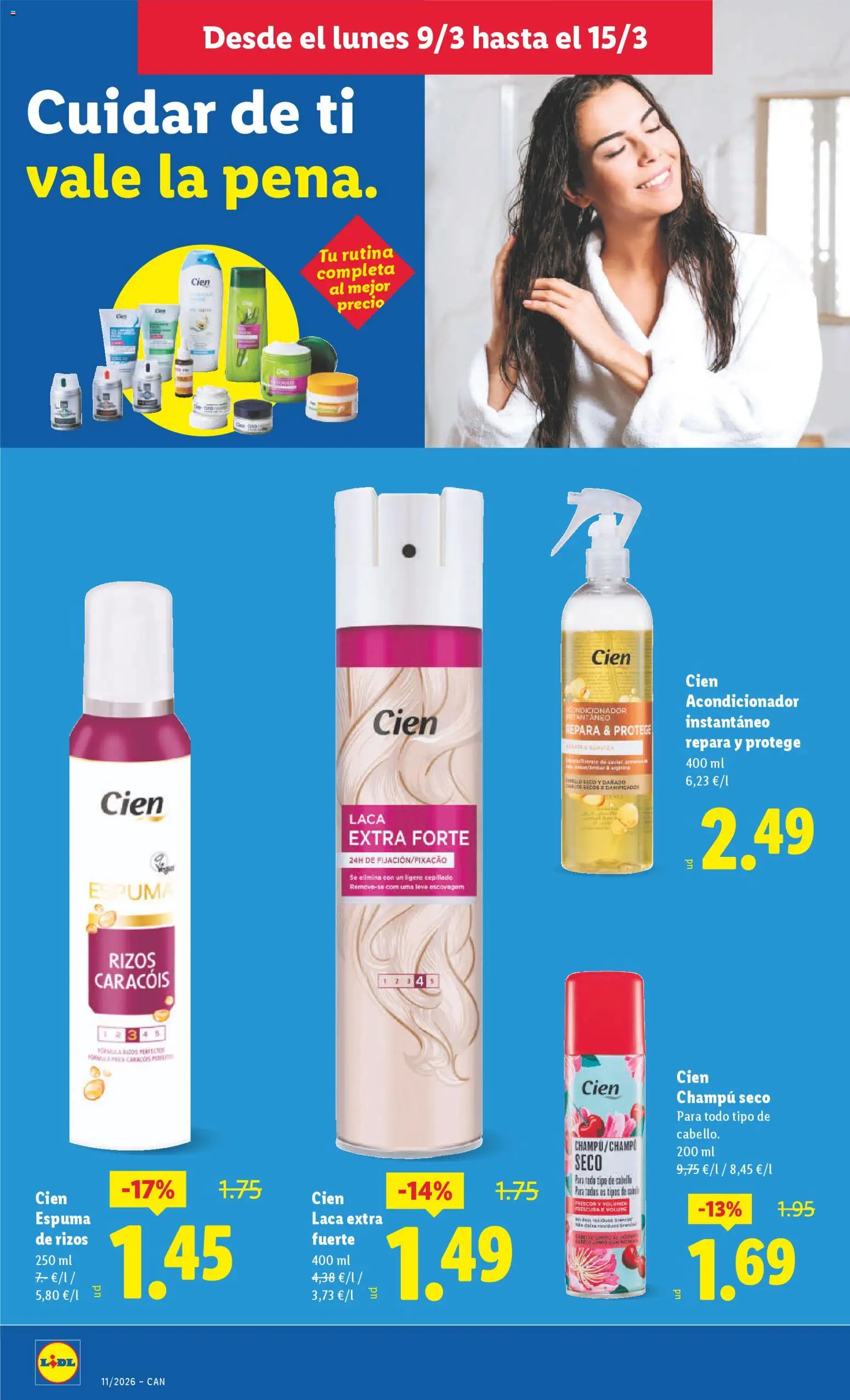 Lidl folleto │ válido desde el 09.03.2026 | Página: 18 | Productos: Champú, Acondicionador