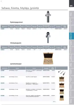 Makita-mainoslehti voimassa 24.03.2026 alkaen | Sivu: 385 | Tuotteet: Monitoimikone, Käsineet