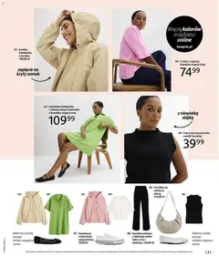 Pogląd oferty "BonPrix Katalog" - ważna od 03.03.2026 | Strona: 33 | Produkty: Kurtka, Top, Baleriny, Torebka