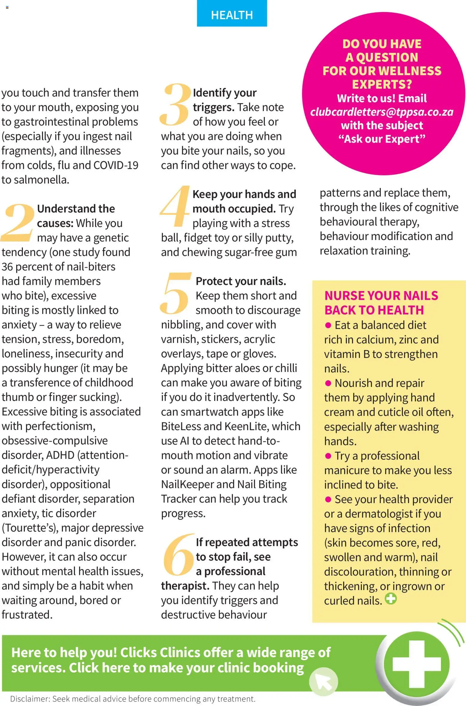 New Clicks catalogue – valid from 01.02.2026 | Page: 54 | Products: Cover, Oil, Cream, Tape