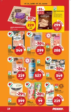 PENNY akciós ujság - amely érvényes a következő dátumtól: 17.07.2025 | Oldal: 19