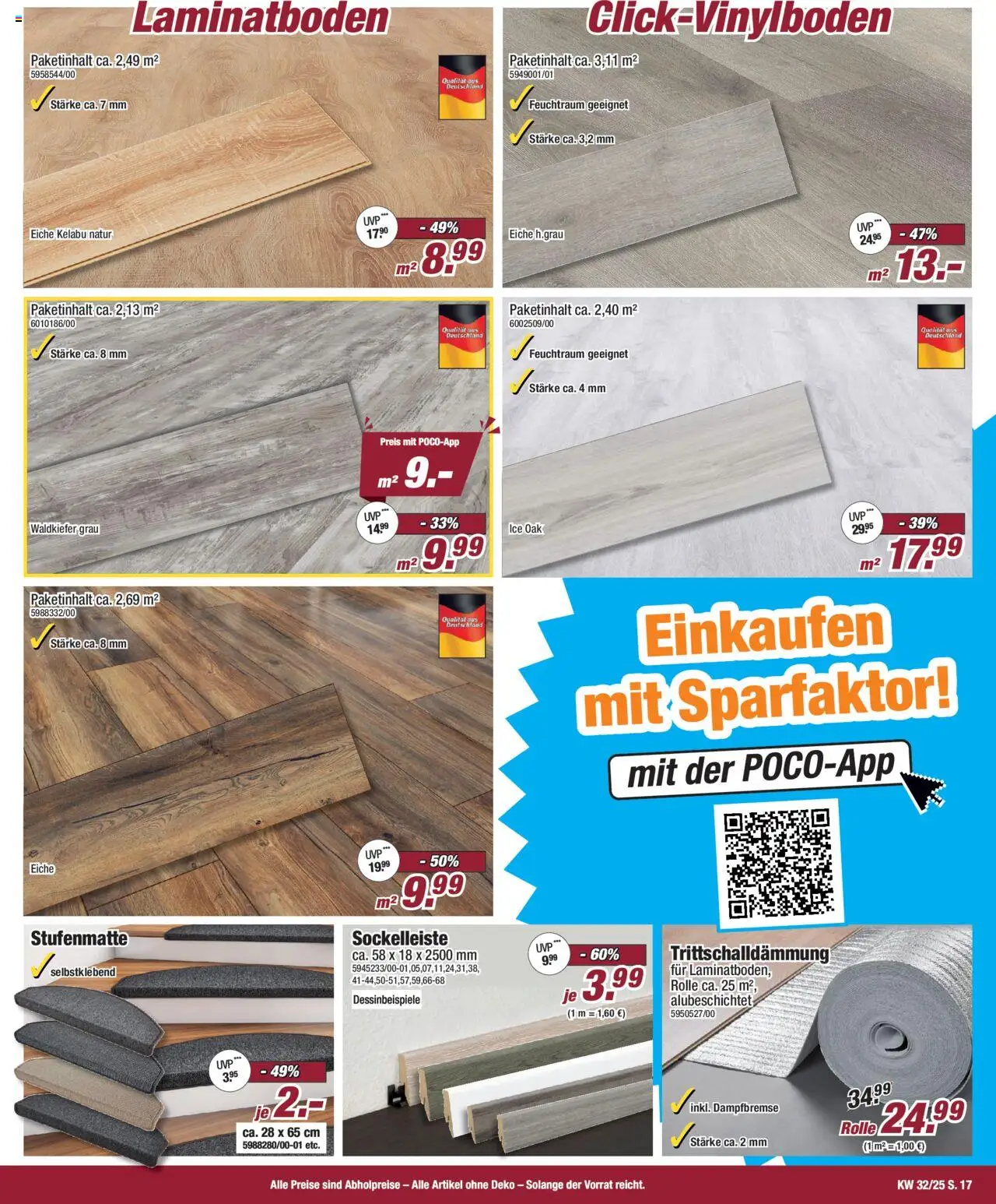 Poco Prospekt 	 - gültig ab dem 02.08.2025 | Seite: 17 | Produkte: Stufenmatte