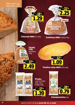 Fresh leták platný od 09.04.2026 | Strana: 10 | Produkty: Pekáreň, Chlieb, Puding
