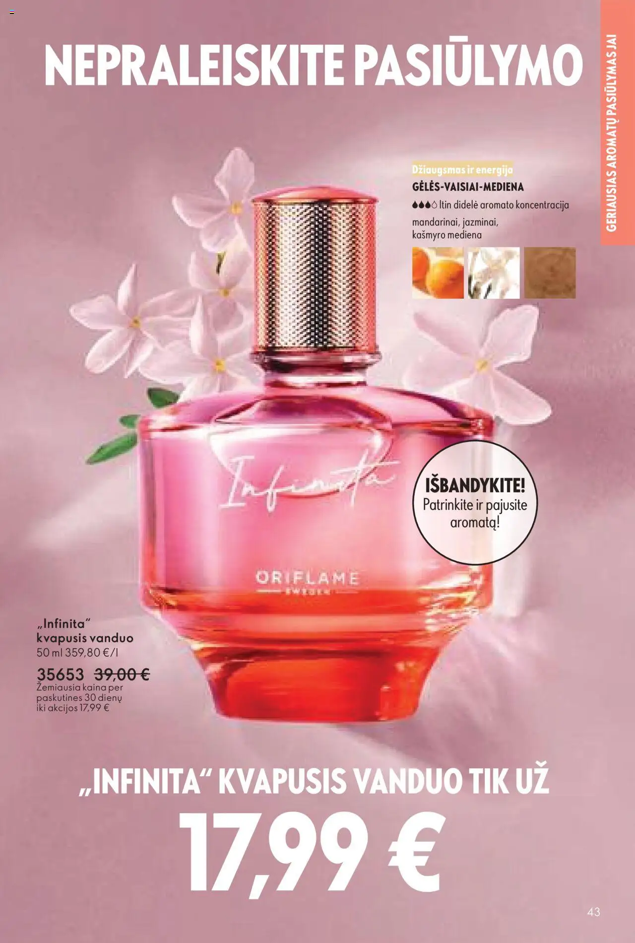 Oriflame - Katalogas 12 2025│galioja nuo 24.08.2025 | Puslapis: 43 | Prekių: Kvapusis vanduo