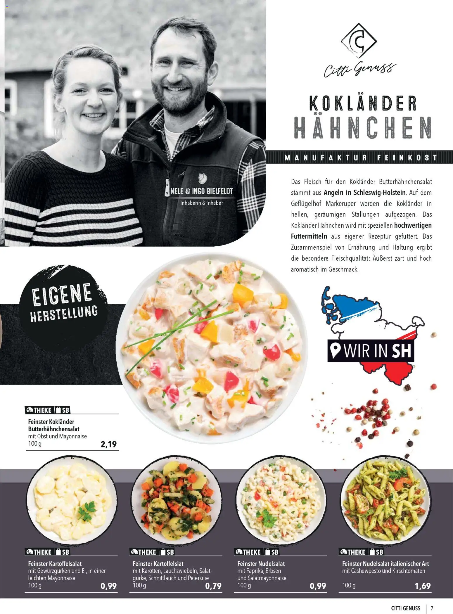 CITTI Markt CITTI Genuss – gültig ab 01.04.2026 | Seite: 7 | Produkte: Hahnchen, Mayonnaise, Petersilie, Fleisch