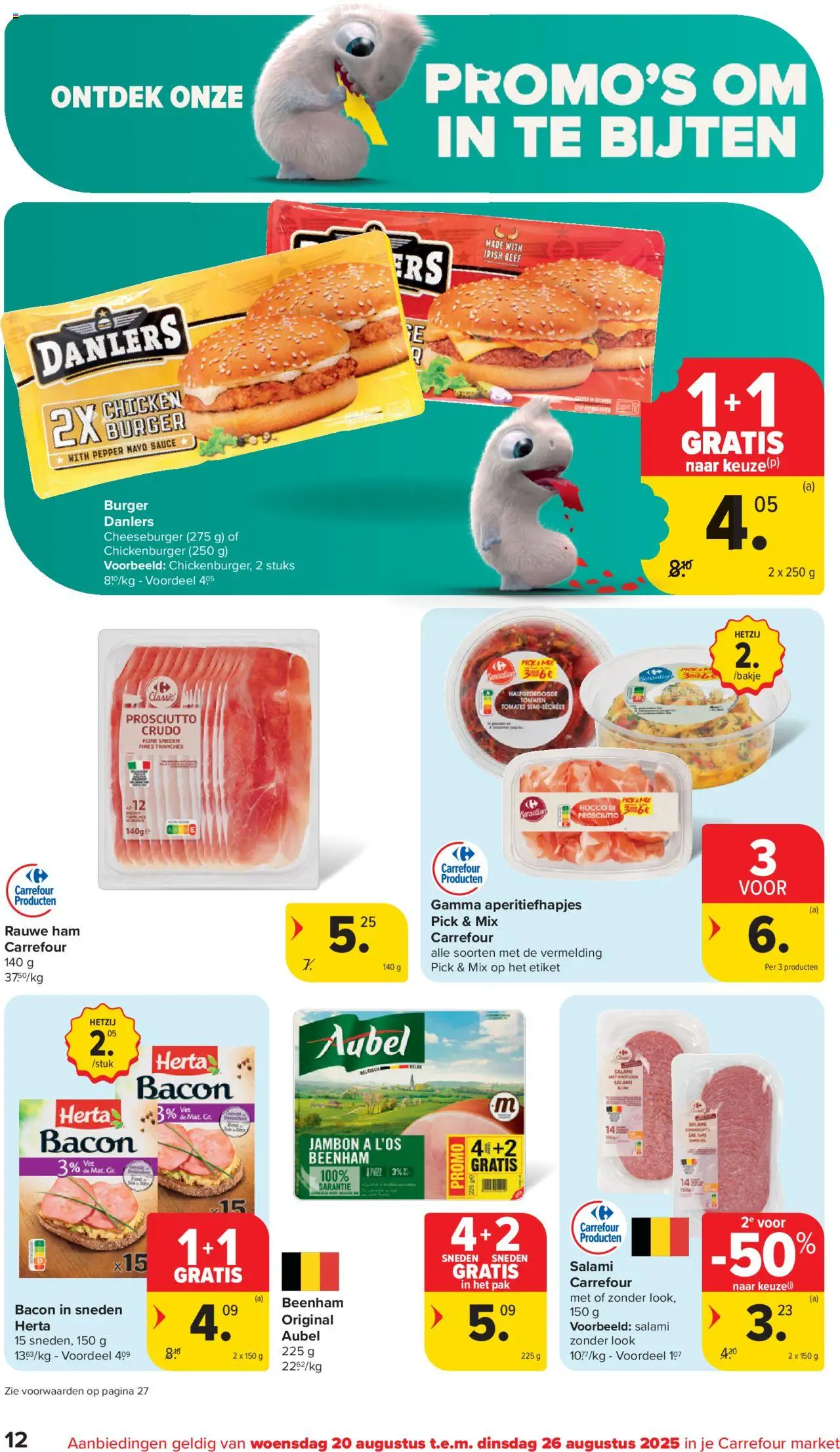  | Pagina: 12 | Producten: Ham, Tomaten, Bacon, Salami