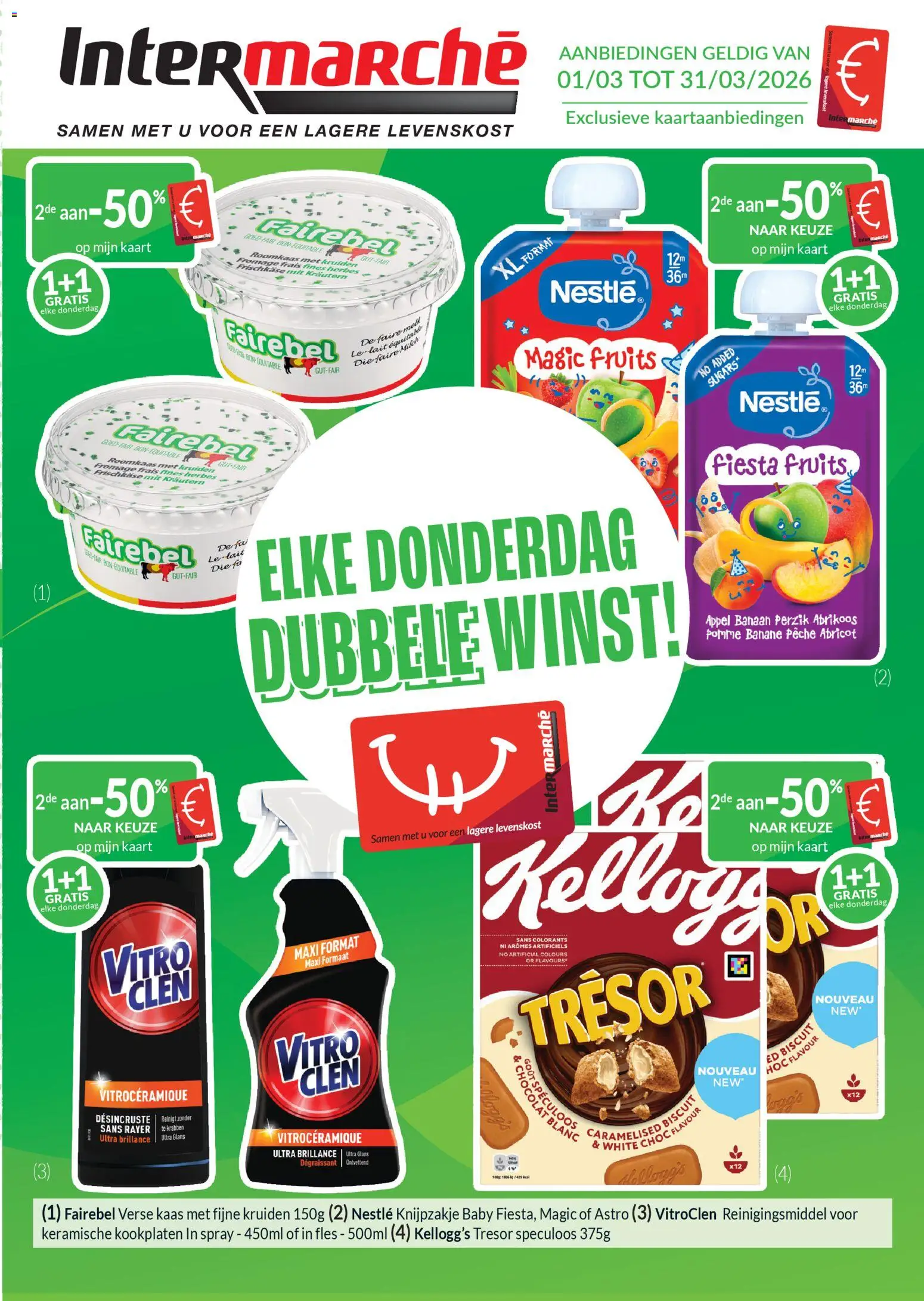 {H1} | Pagina: 1 | Producten: Fles, Abrikoos, Banaan, Kaas