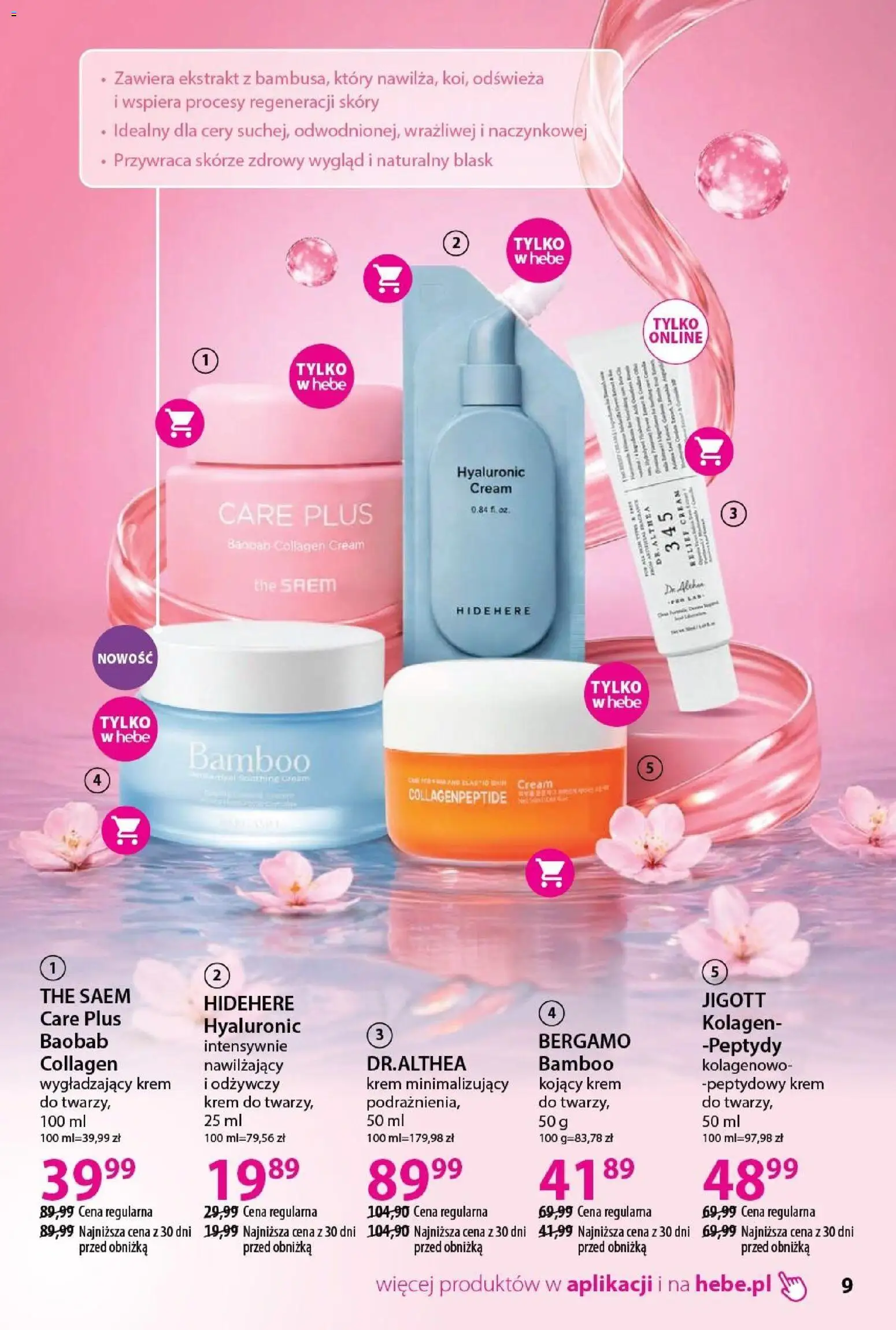 Hebe gazetka - Katalog od 19.03.2026 | Strona: 9 | Produkty: Krem