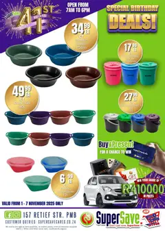Super Save specials catalogue – valid from 31.10.2025 | Page: 2 | Products: Basin, Sugar