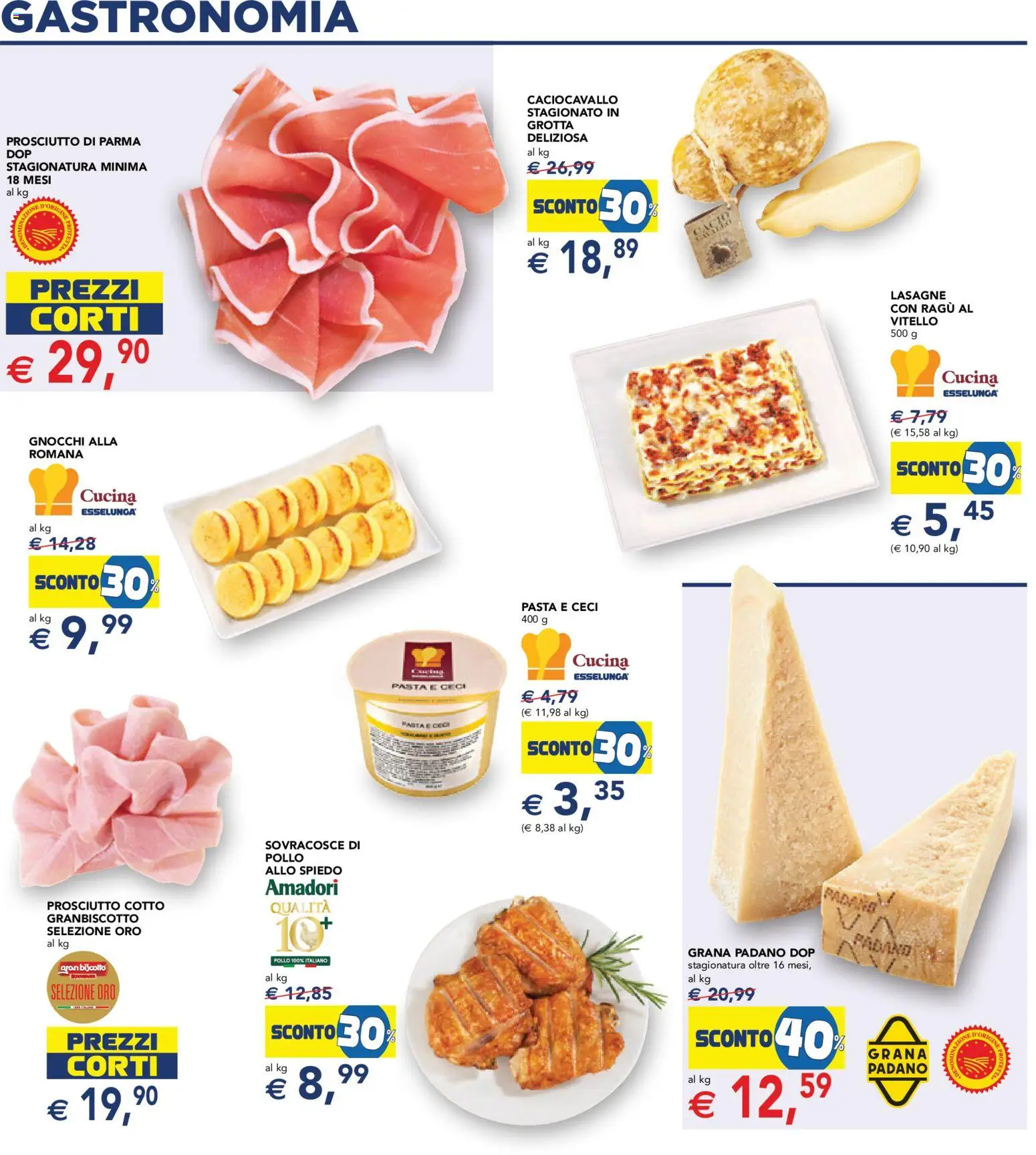 Volantino Esselunga S del 23.10.2025 | Pagina: 19 | Prodotti: Ceci, Prosciutto, Ragú, Gnocchi