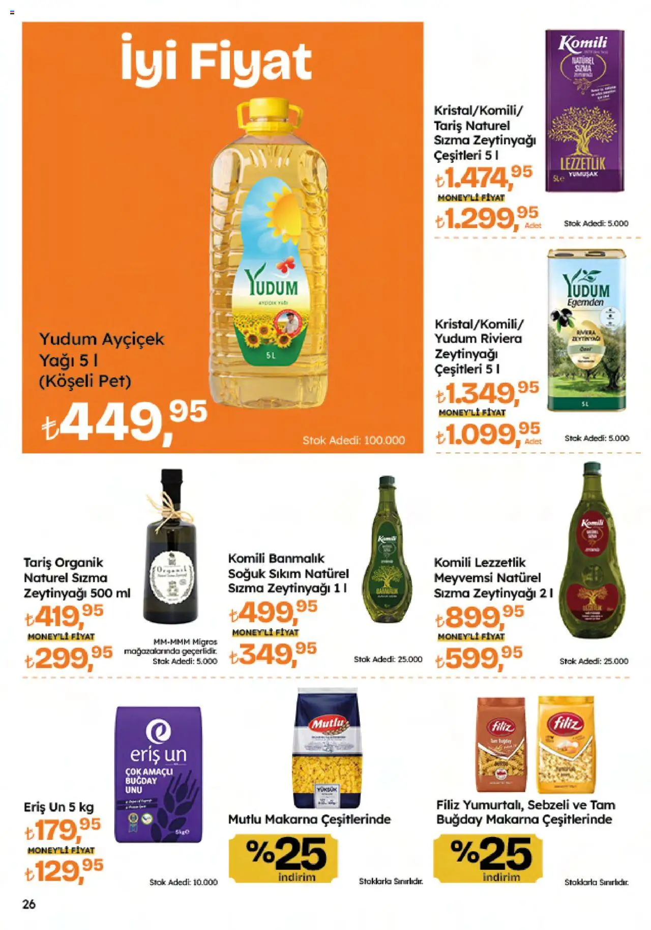 Migros Katalog - Migroskop - 09.10.2025 tarihinden itibaren geçerlidir | Sayfa: 26 | Ürünler: Makarna