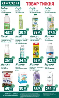 Арсен акції дійснийкції з 04.11.2025 | Сторінка: 17