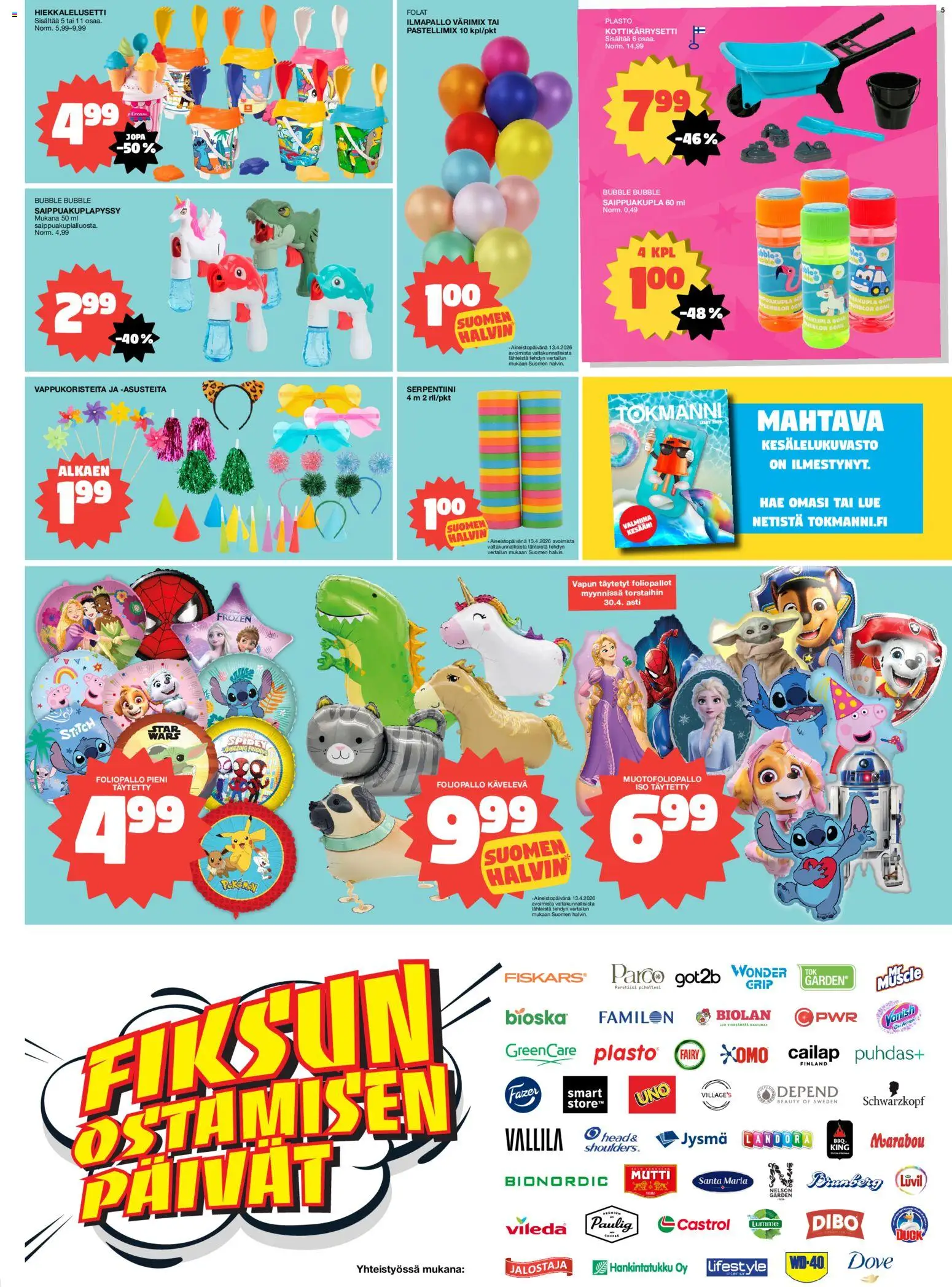 Tokmanni tarjoukset – voimassa 27.04.2026 alkaen | Sivu: 5
